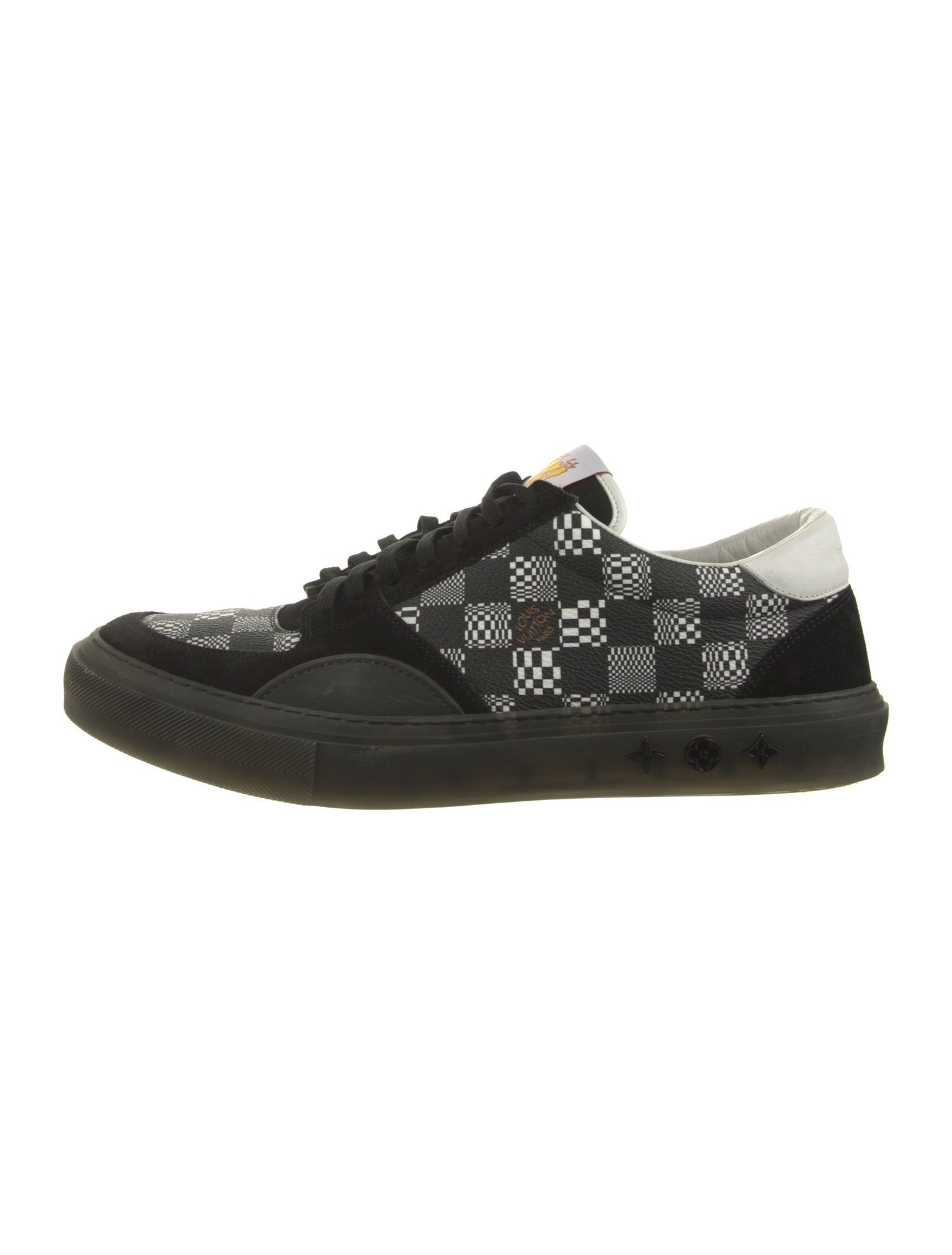 Louis Vuitton Plaid Print Sneakers