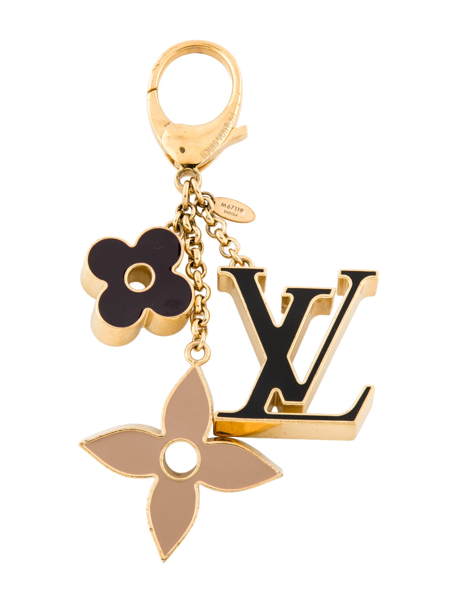 Louis Vuitton Enamel Fleur De Monogram Bag Charm
