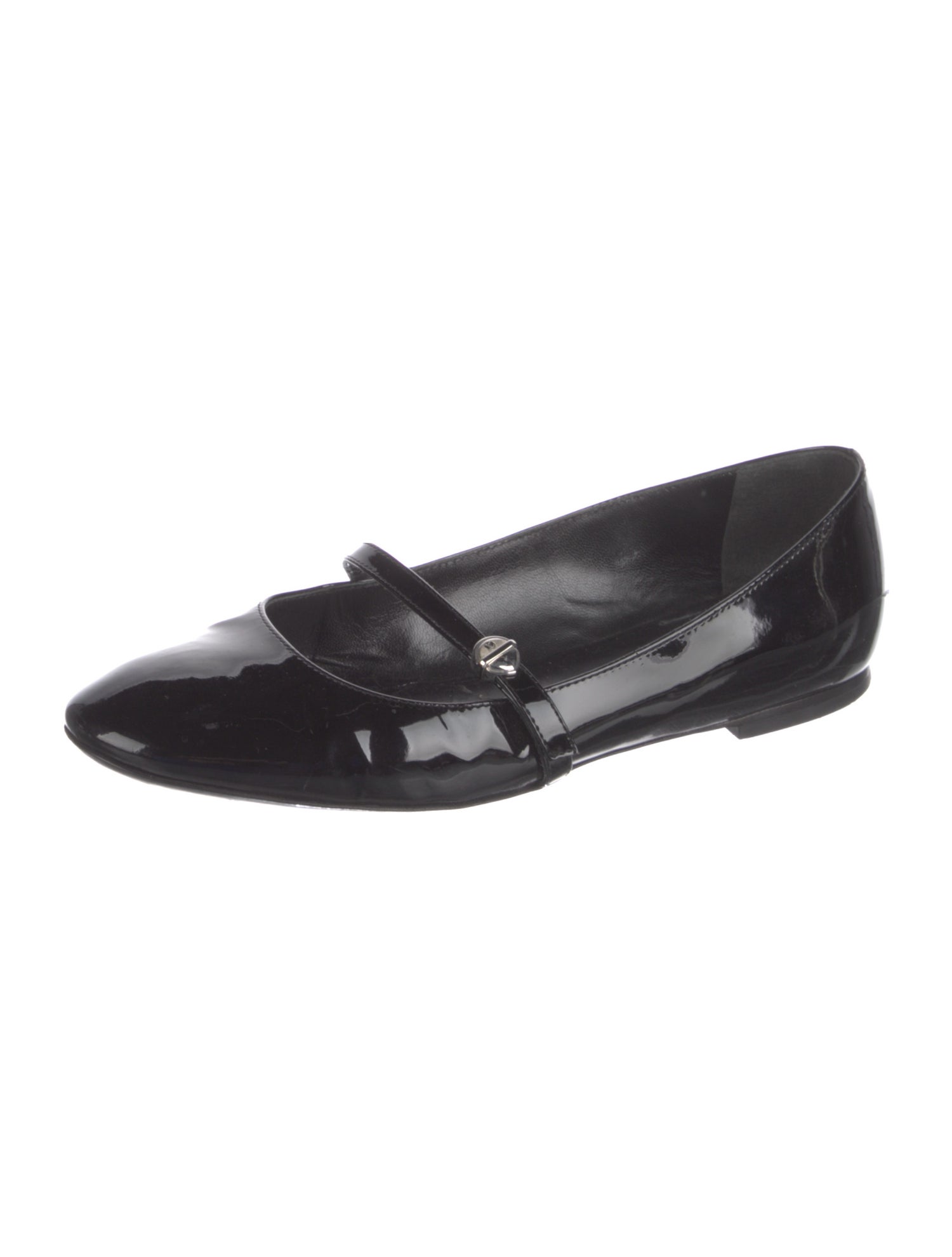 Louis Vuitton Patent Leather Mary Jane Flats