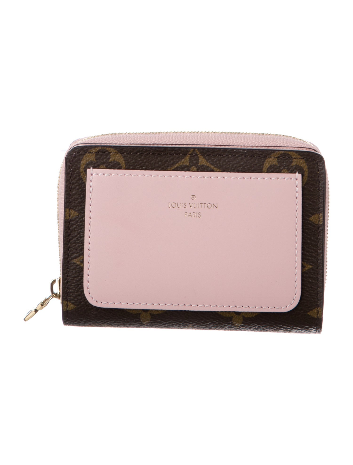 Louis Vuitton LV Monogram Coated Canvas Zippy Coin Purse