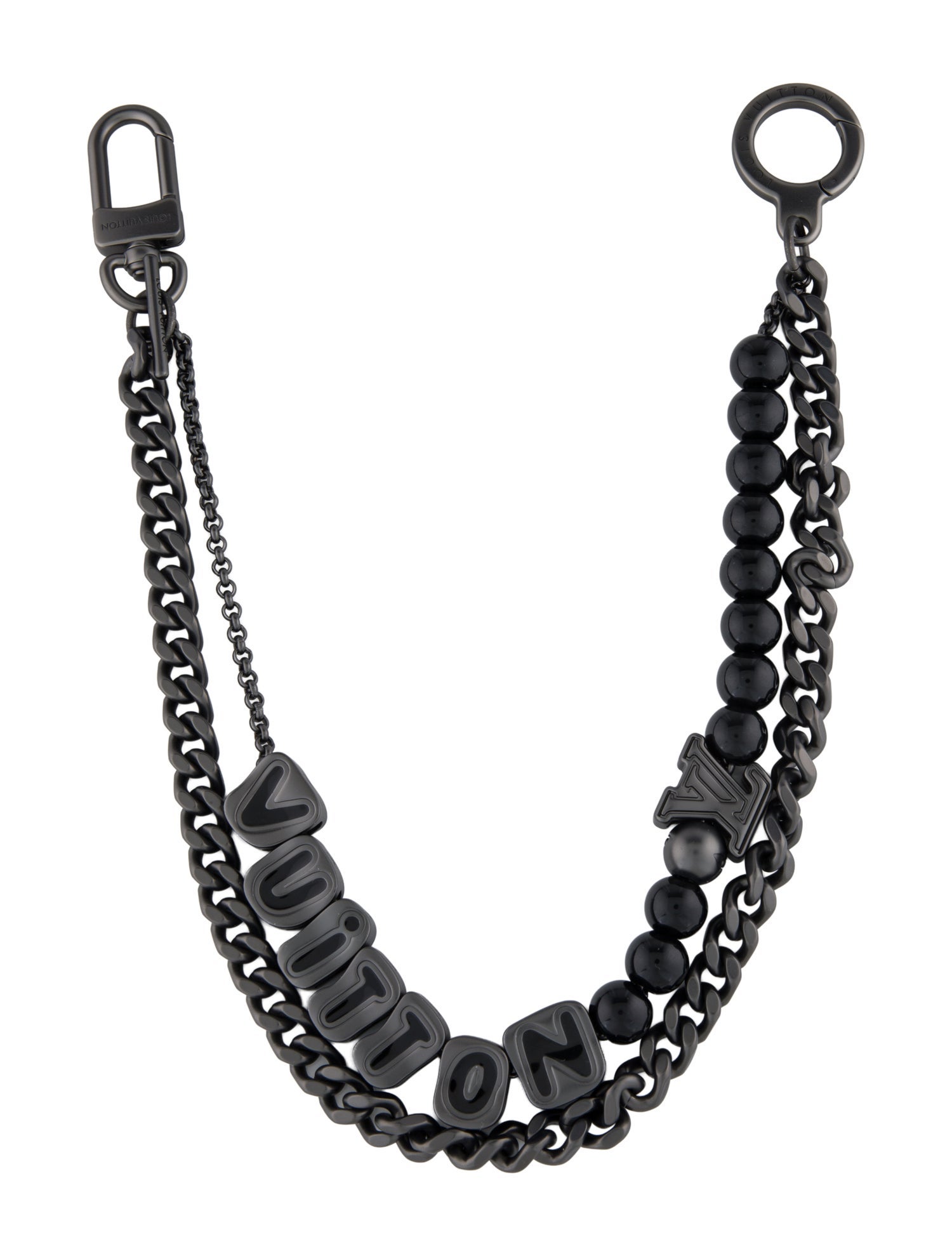 Louis Vuitton 2024 'Vuitton' Chain Belt and Keychain