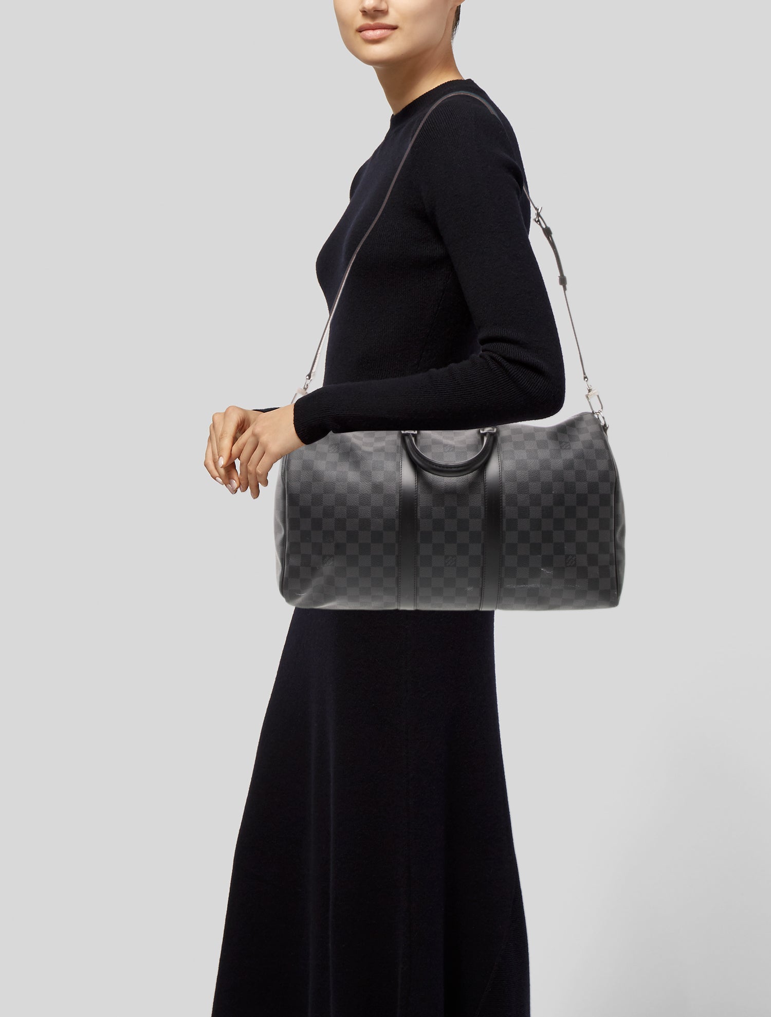 Louis Vuitton Damier Graphite Keepall Bandouliere 45
