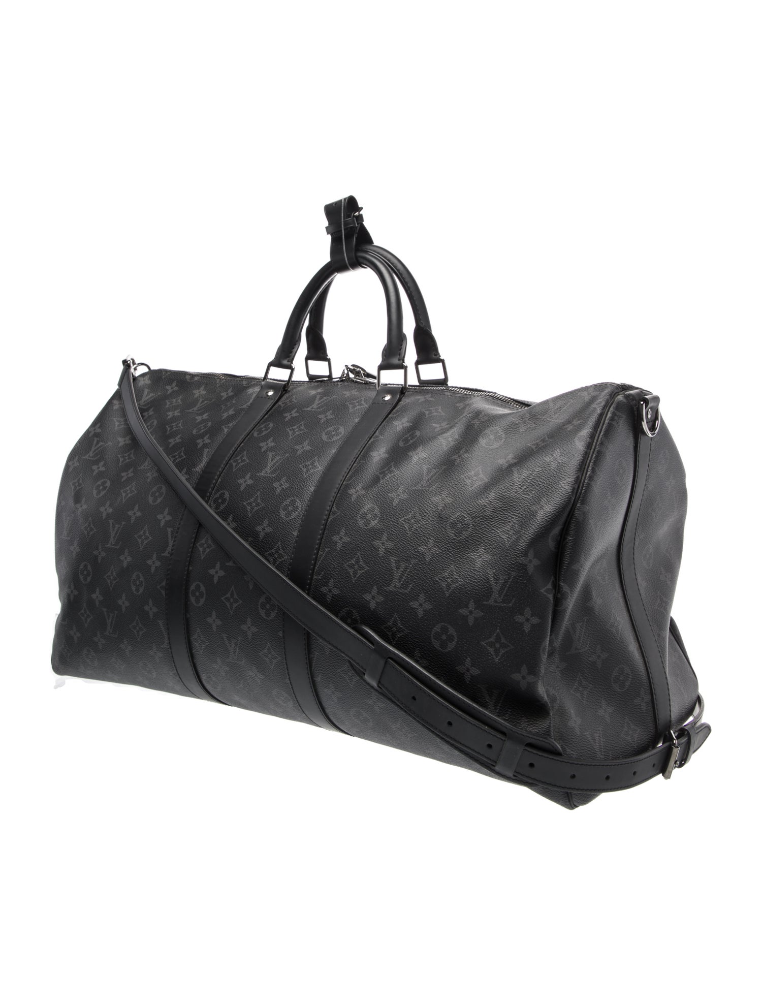Louis Vuitton Monogram Eclipse Keepall Bandouliere 55