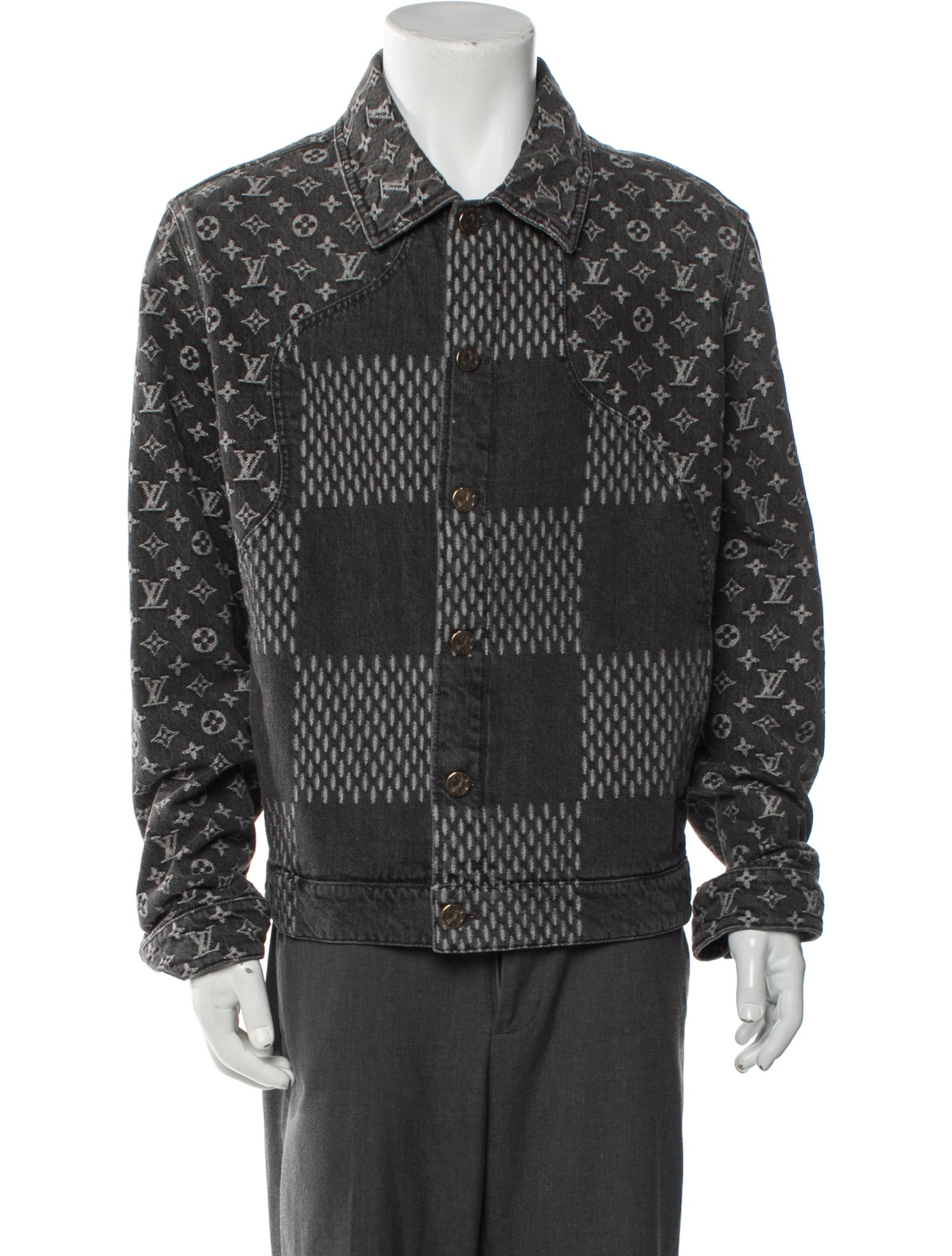Louis Vuitton x Nigo 2020 LV Monogram Denim Jacket