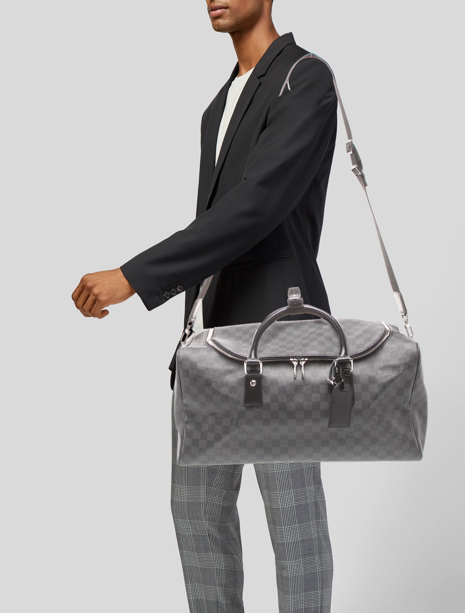 Louis Vuitton Louis Vuitton Damier Graphite Roadster 50 Carry On Luggage