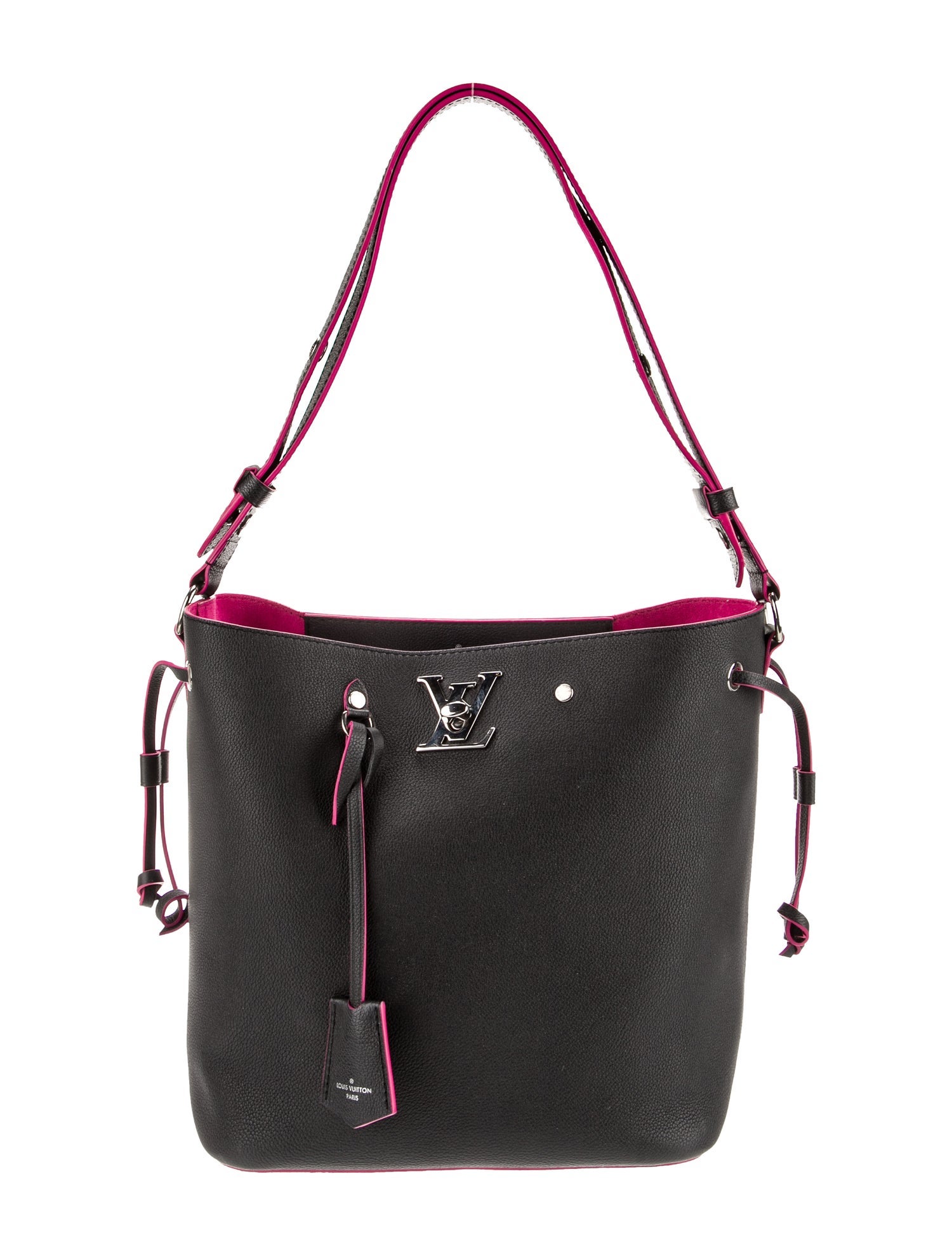 Louis Vuitton Taurillon Leather Lockme Bucket Bag