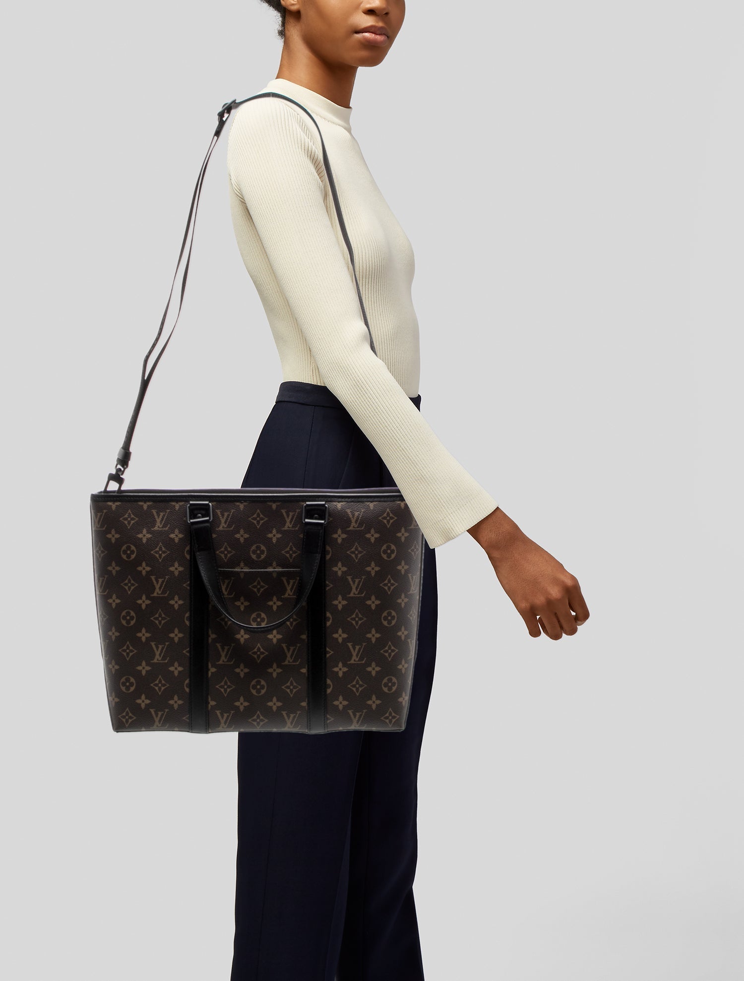 Louis Vuitton LV Monogram Macassar Weekend PM