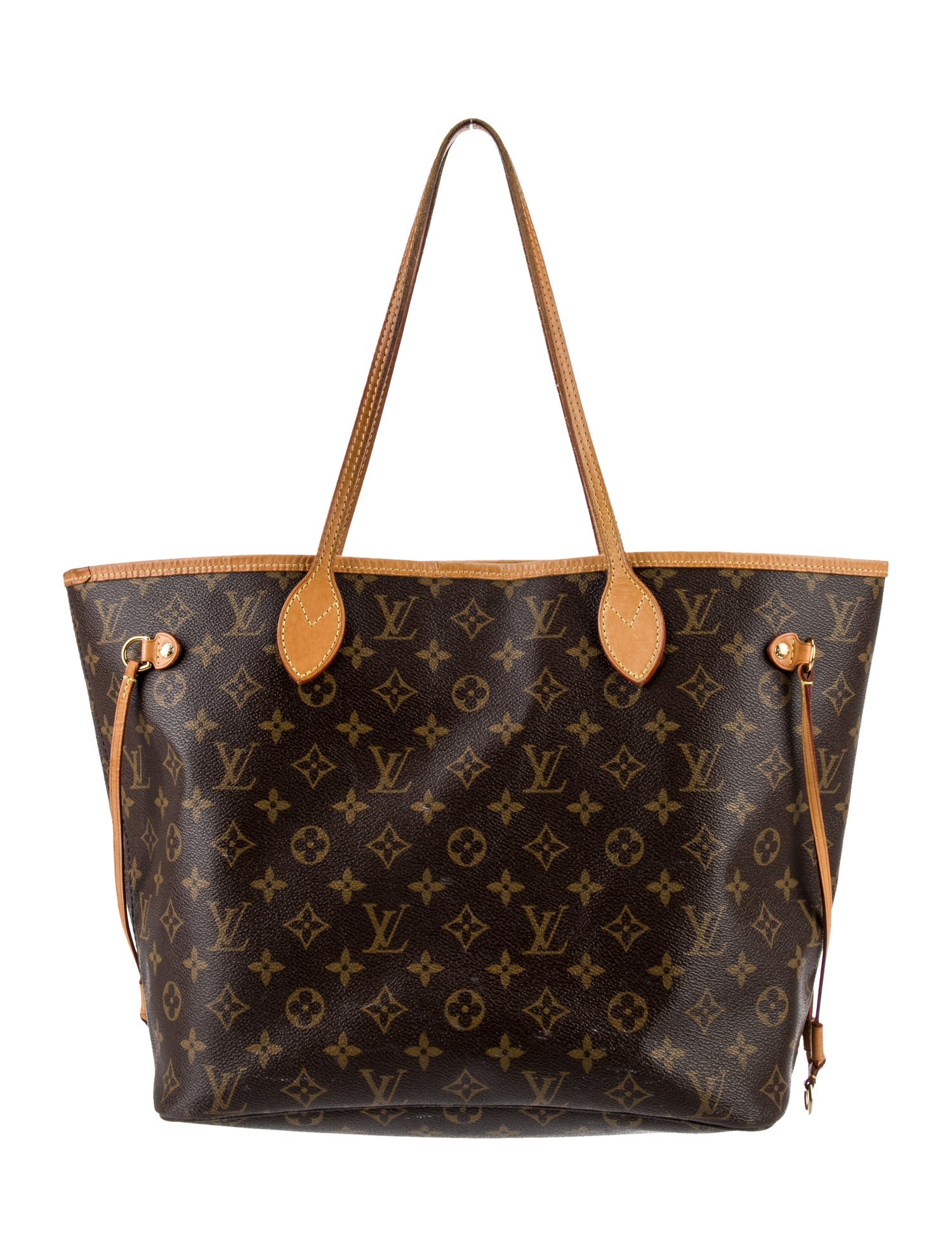 Louis Vuitton LV Monogram Neverfull w/Pouch MM