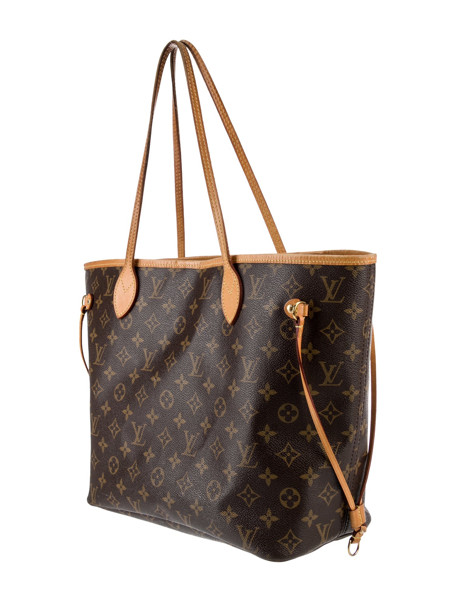 Louis Vuitton LV Monogram Neverfull w/Pouch MM