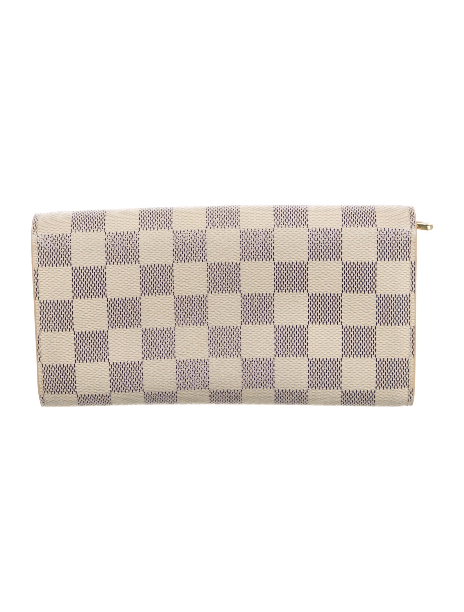 Louis Vuitton 2013 Damier Azur Pattern Sarah Wallet
