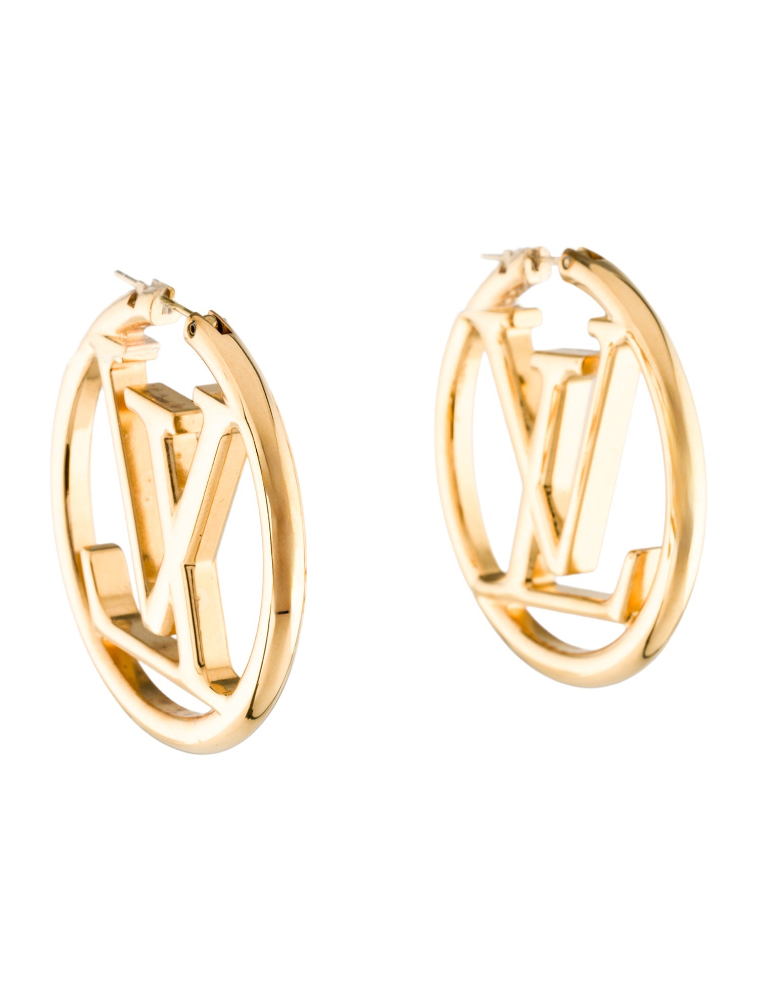 Louis Vuitton Louise Hoop GM Earrings