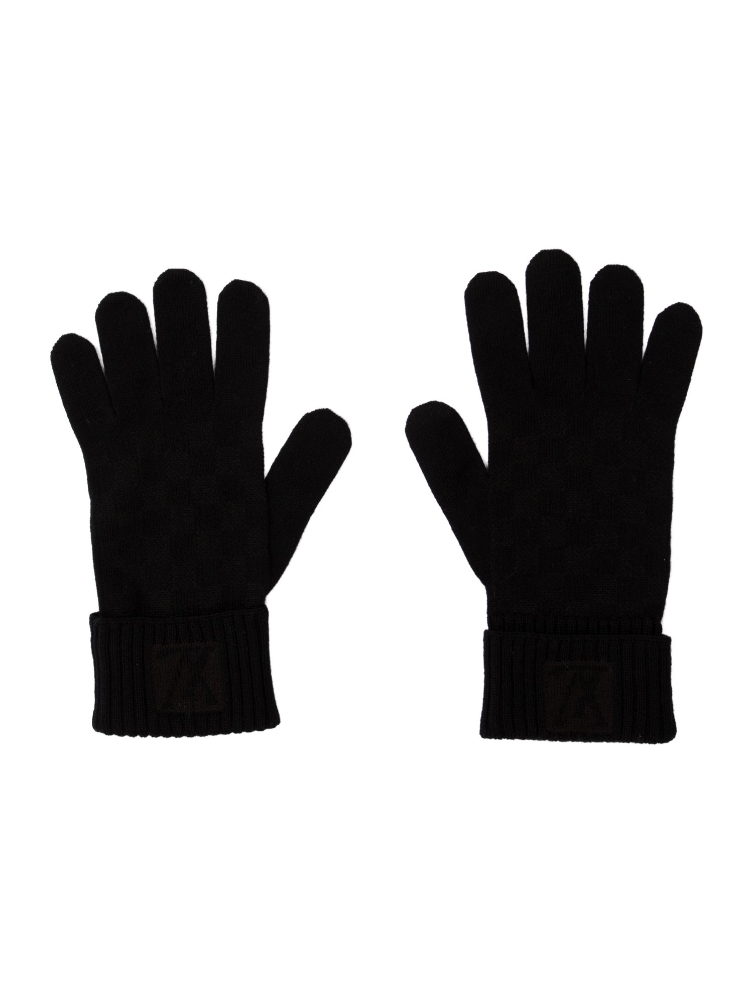 Louis Vuitton Petit Damier Wool Gloves