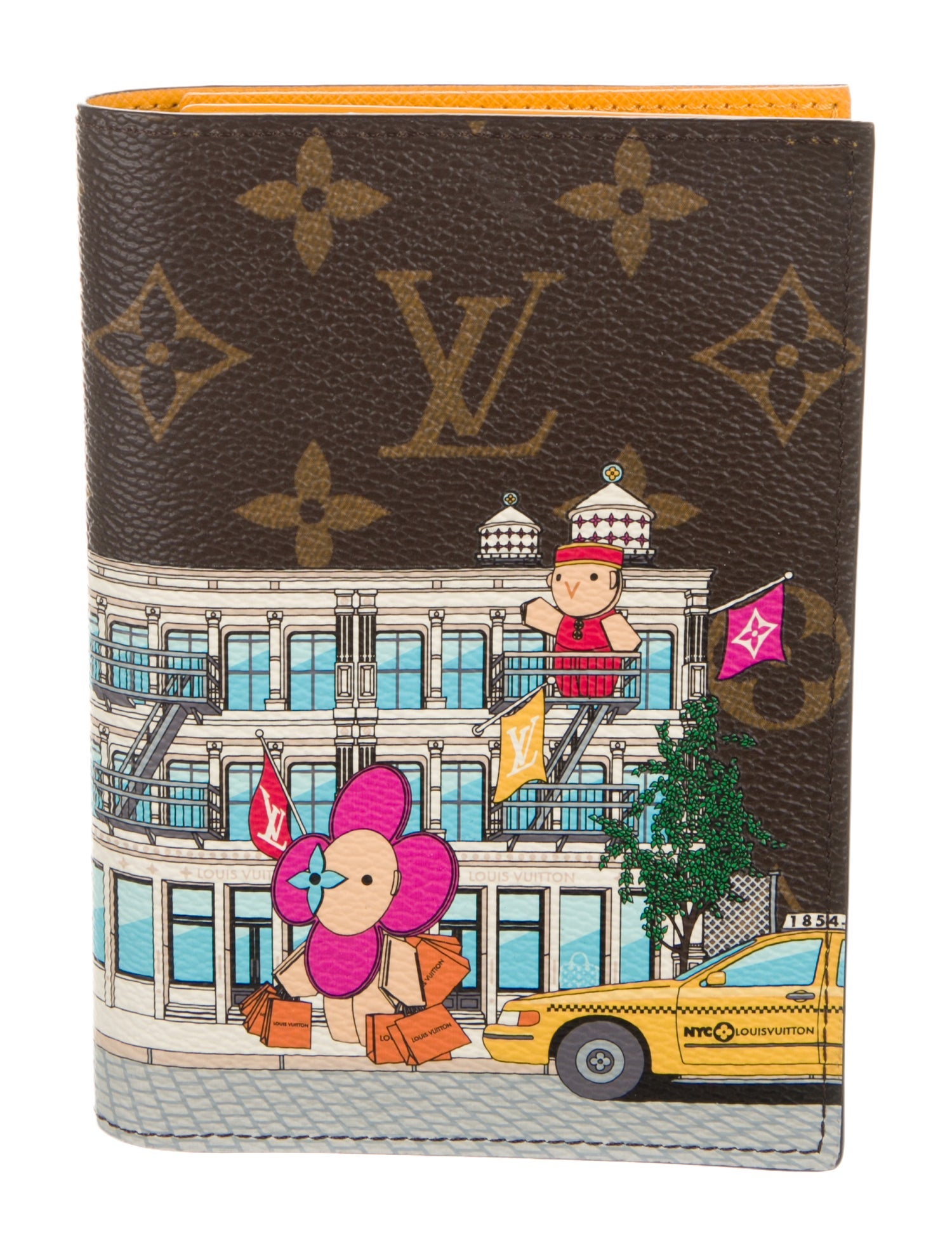 Louis Vuitton Monogram Vivienne New York Passport Cover