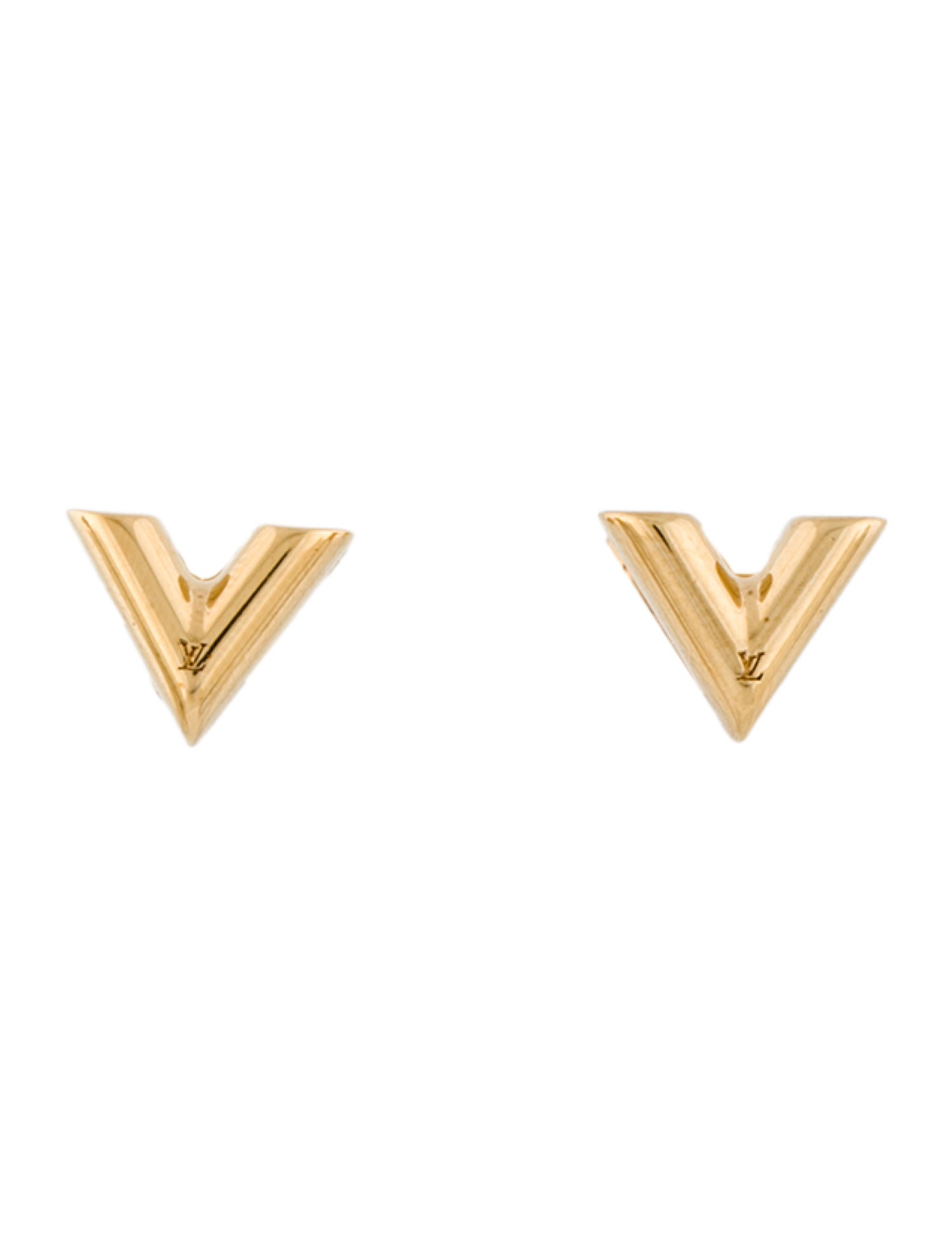 Louis Vuitton Essential V Stud Earrings