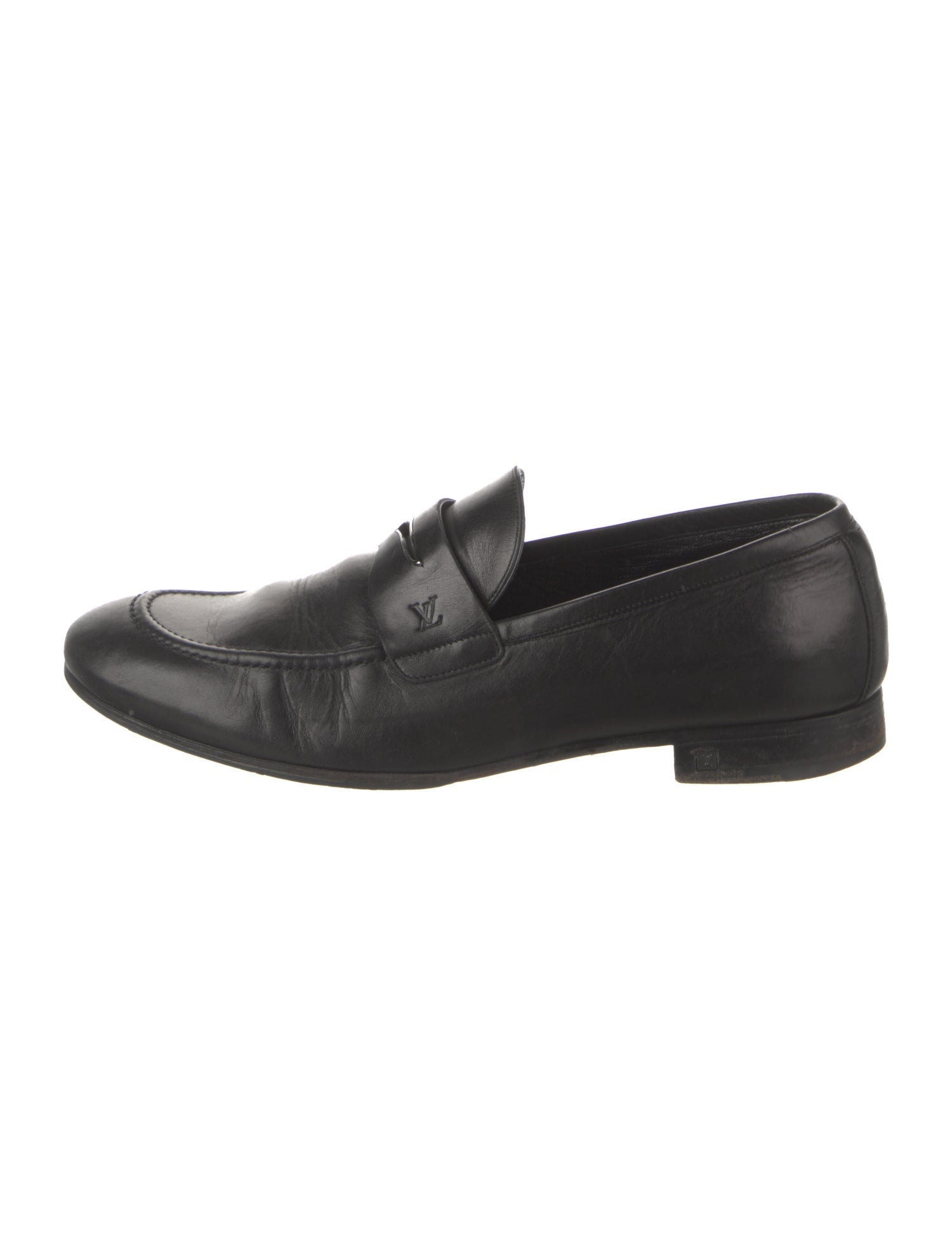Louis Vuitton LV Monogram Leather Dress Loafers