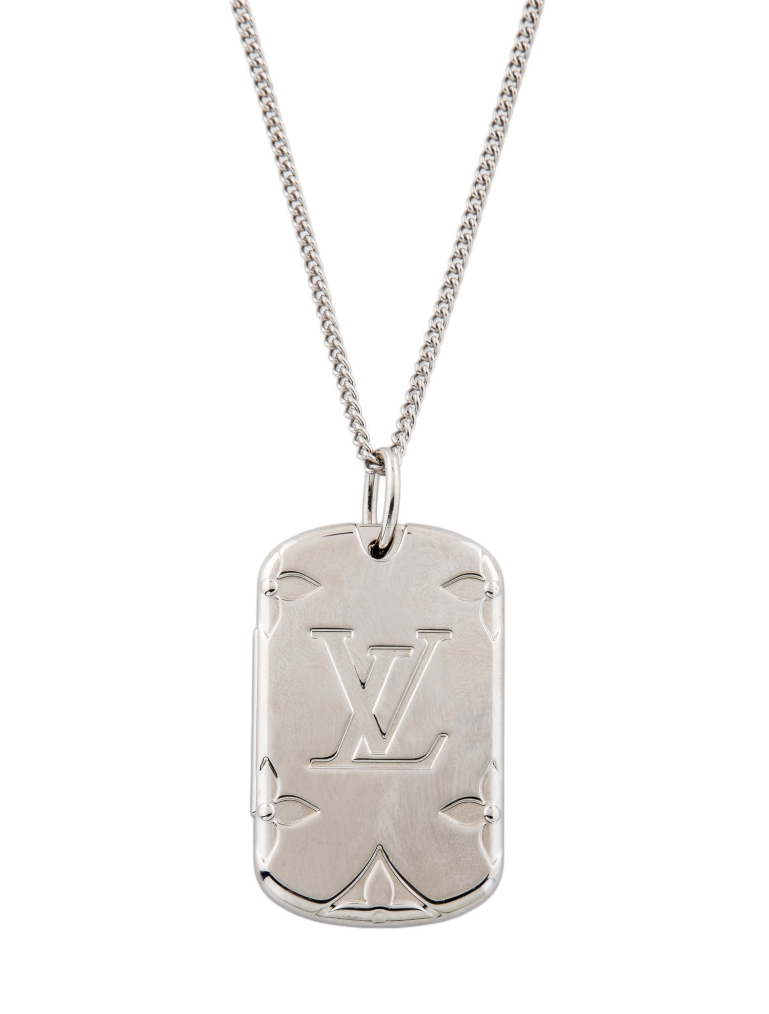 Louis Vuitton Monogram Locket Pendant Necklace