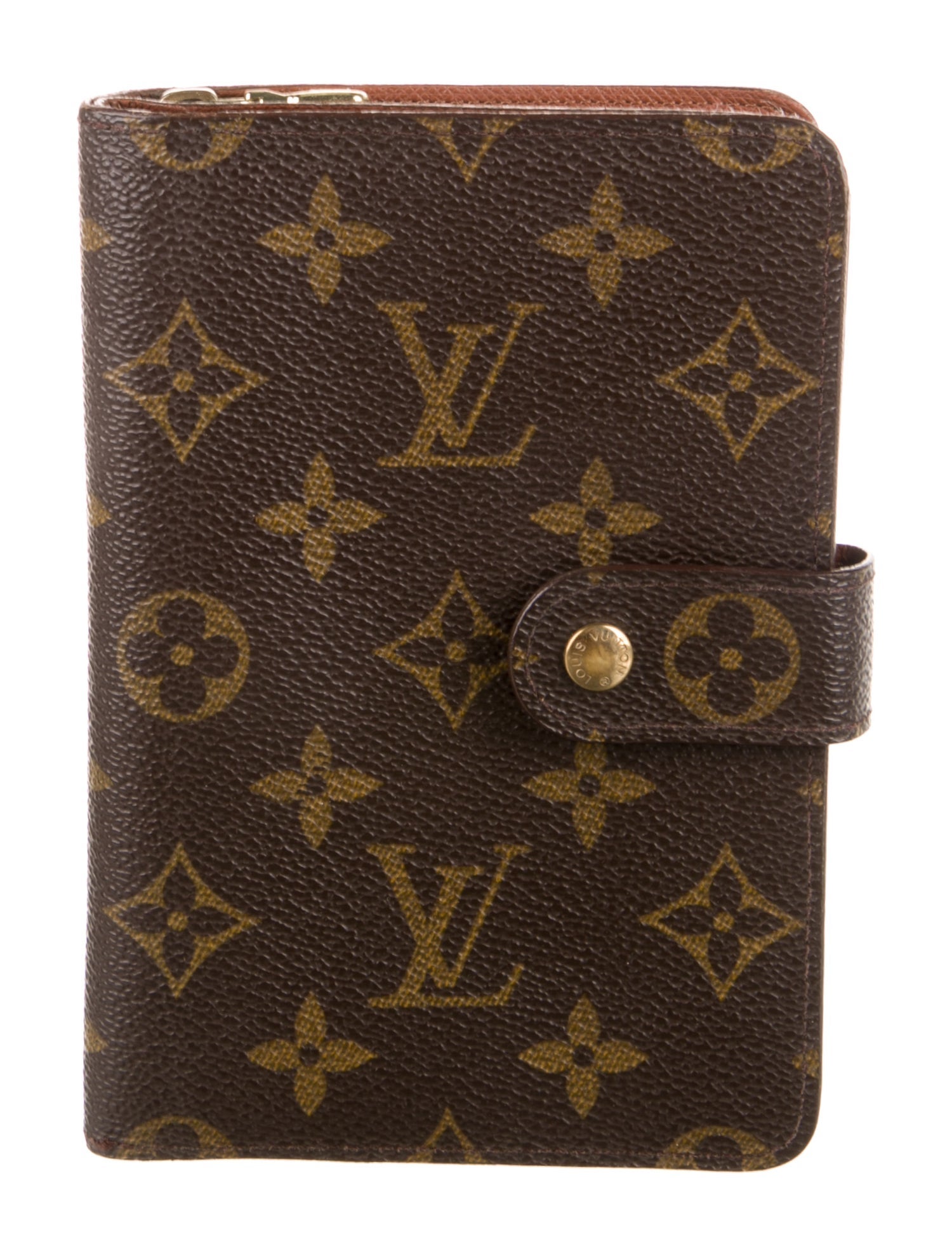 Louis Vuitton LV Monogram Coated Canvas Porte-Papier Zippé Wallet