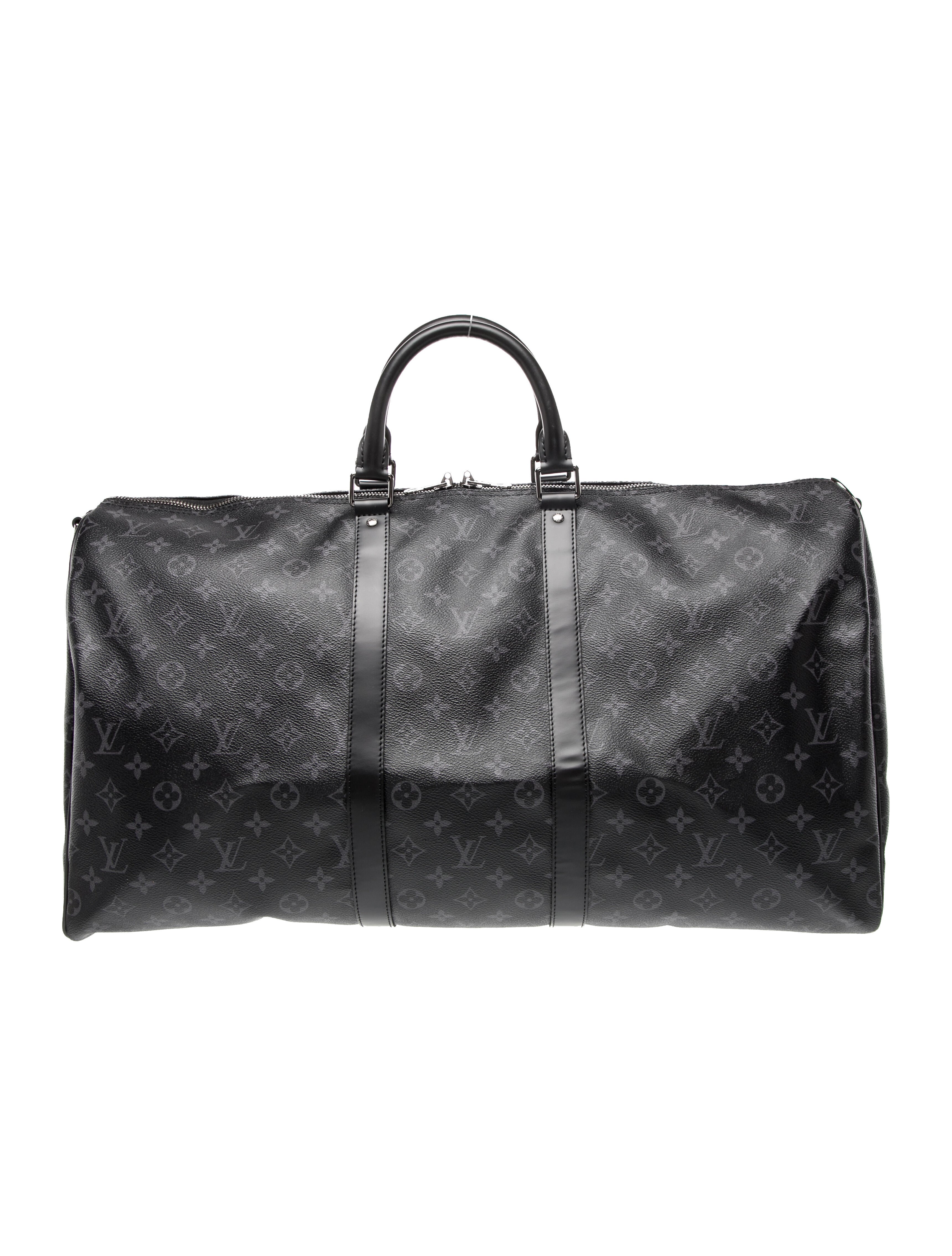 Louis Vuitton Monogram Eclipse Keepall Bandouliere 55