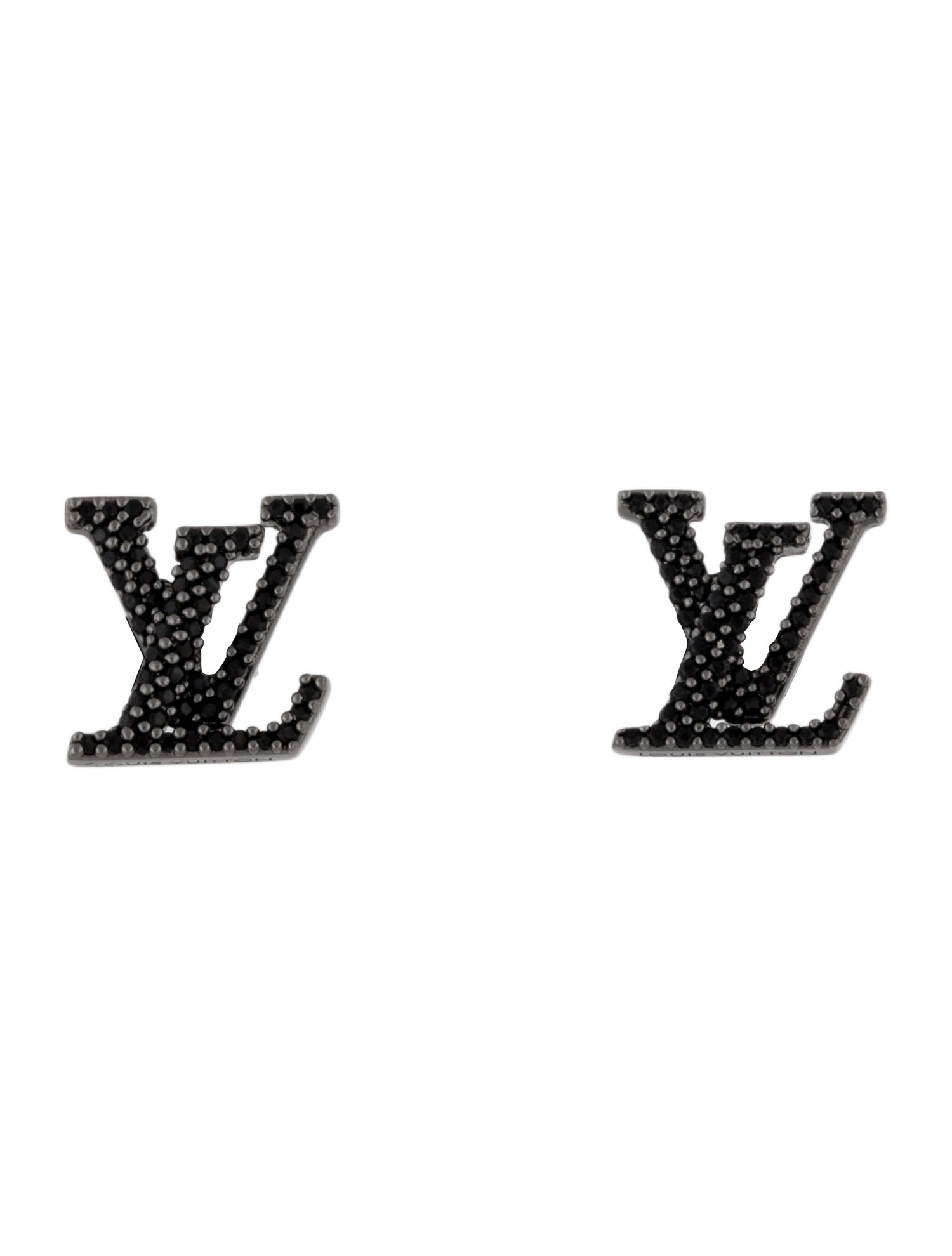 Louis Vuitton Crystal LV Iconic Stud Earrings