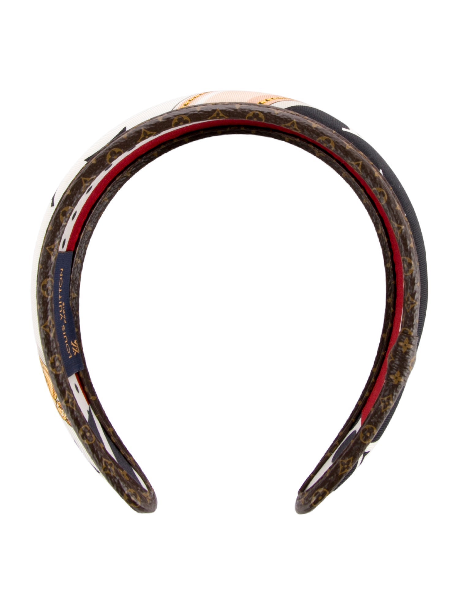 Louis Vuitton 'Be Mindful' Silk Printed Headband