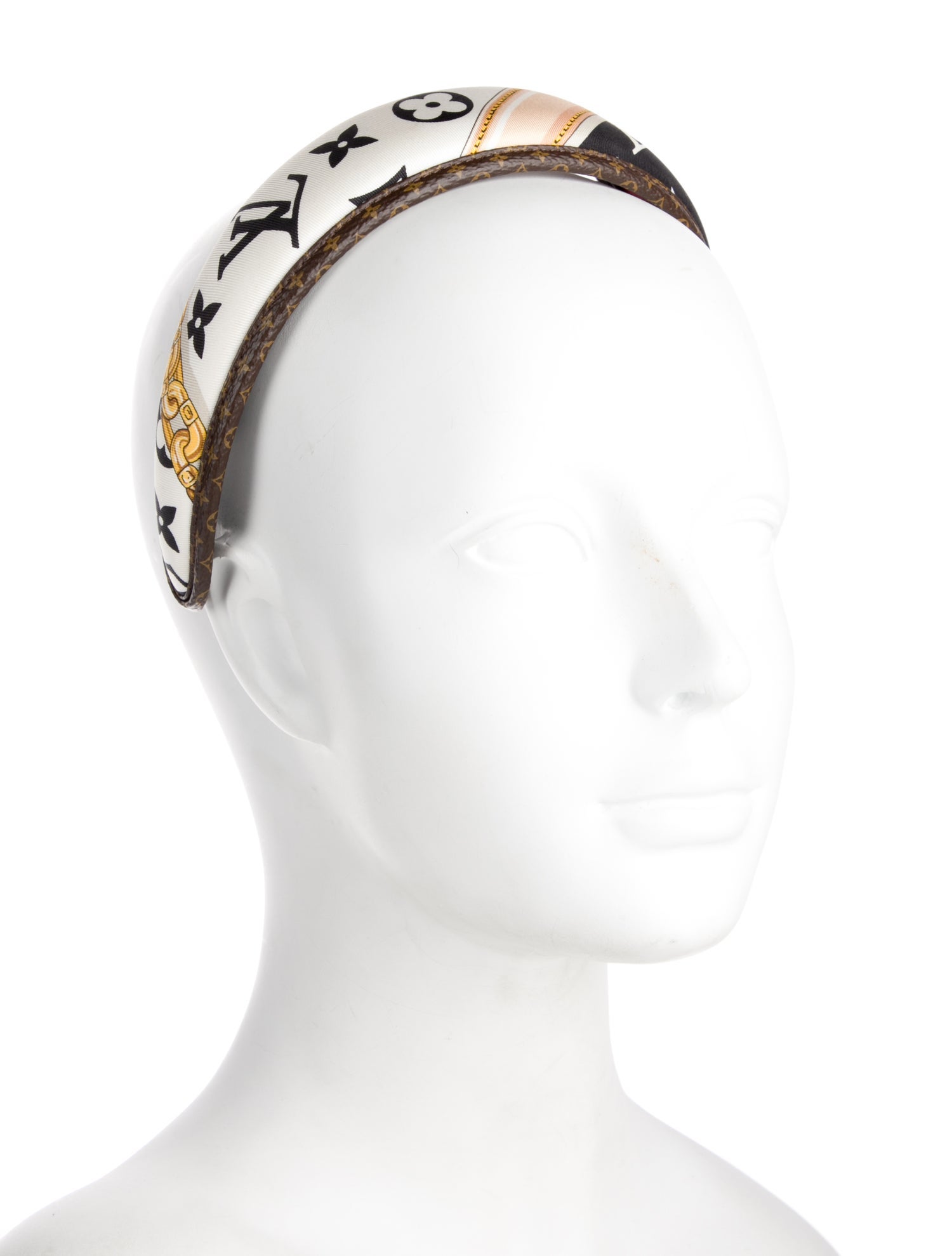 Louis Vuitton 'Be Mindful' Silk Printed Headband