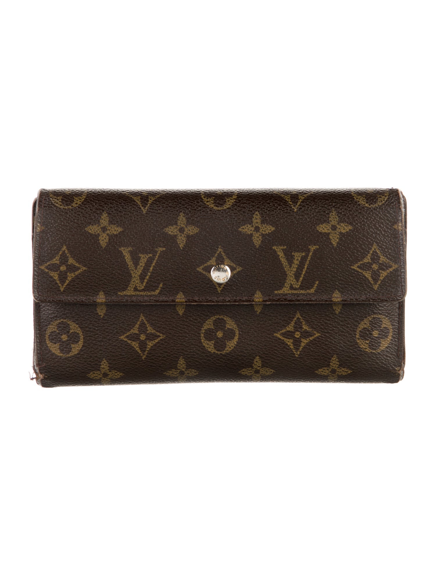 Louis Vuitton Monogram Pattern Coated Canvas Porte Trésor International Wallet