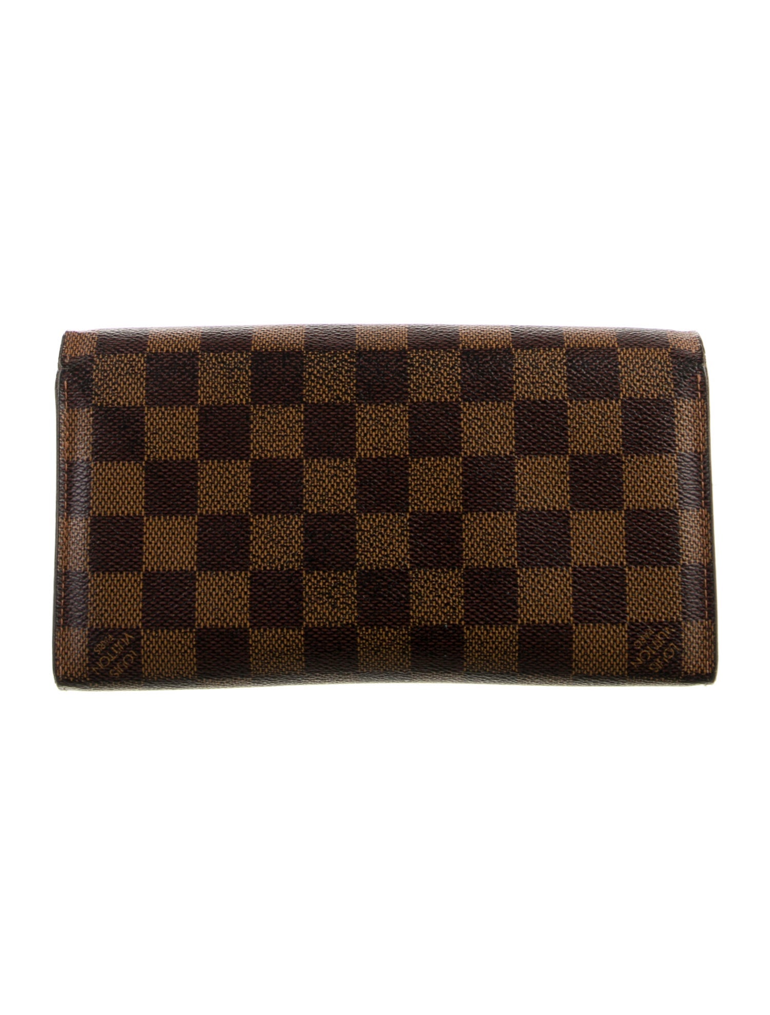 Louis Vuitton Damier Ebene Pattern Rosebery Wallet