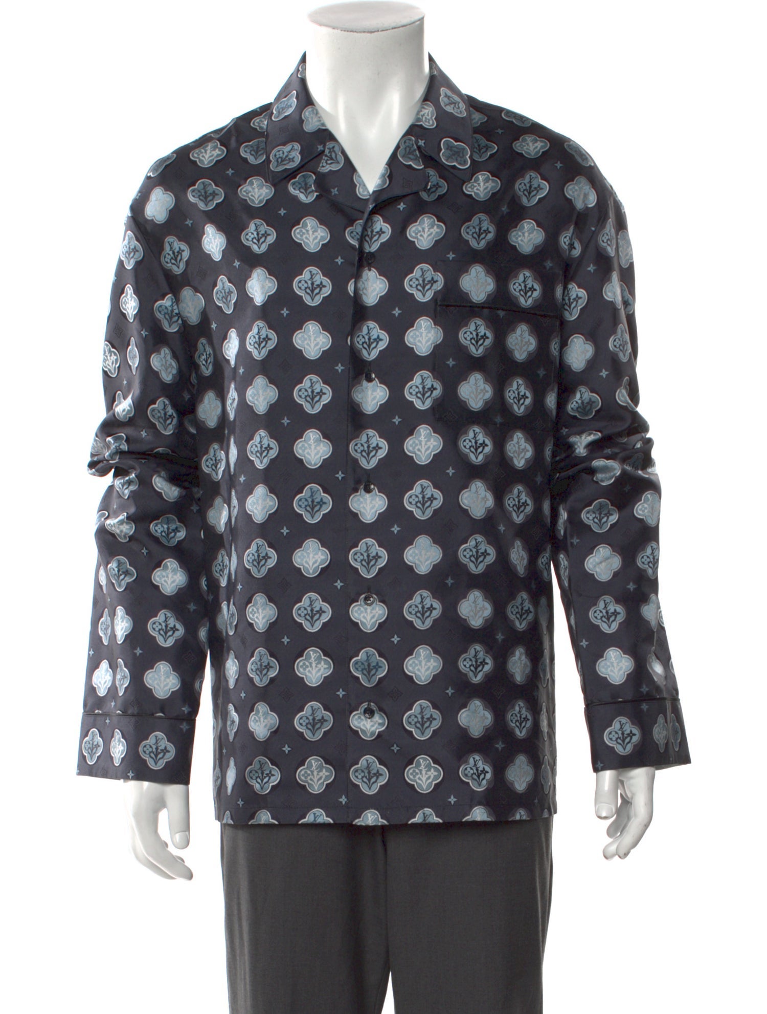 Louis Vuitton 2023 Monogram Pattern Pajama Top w/ Tags