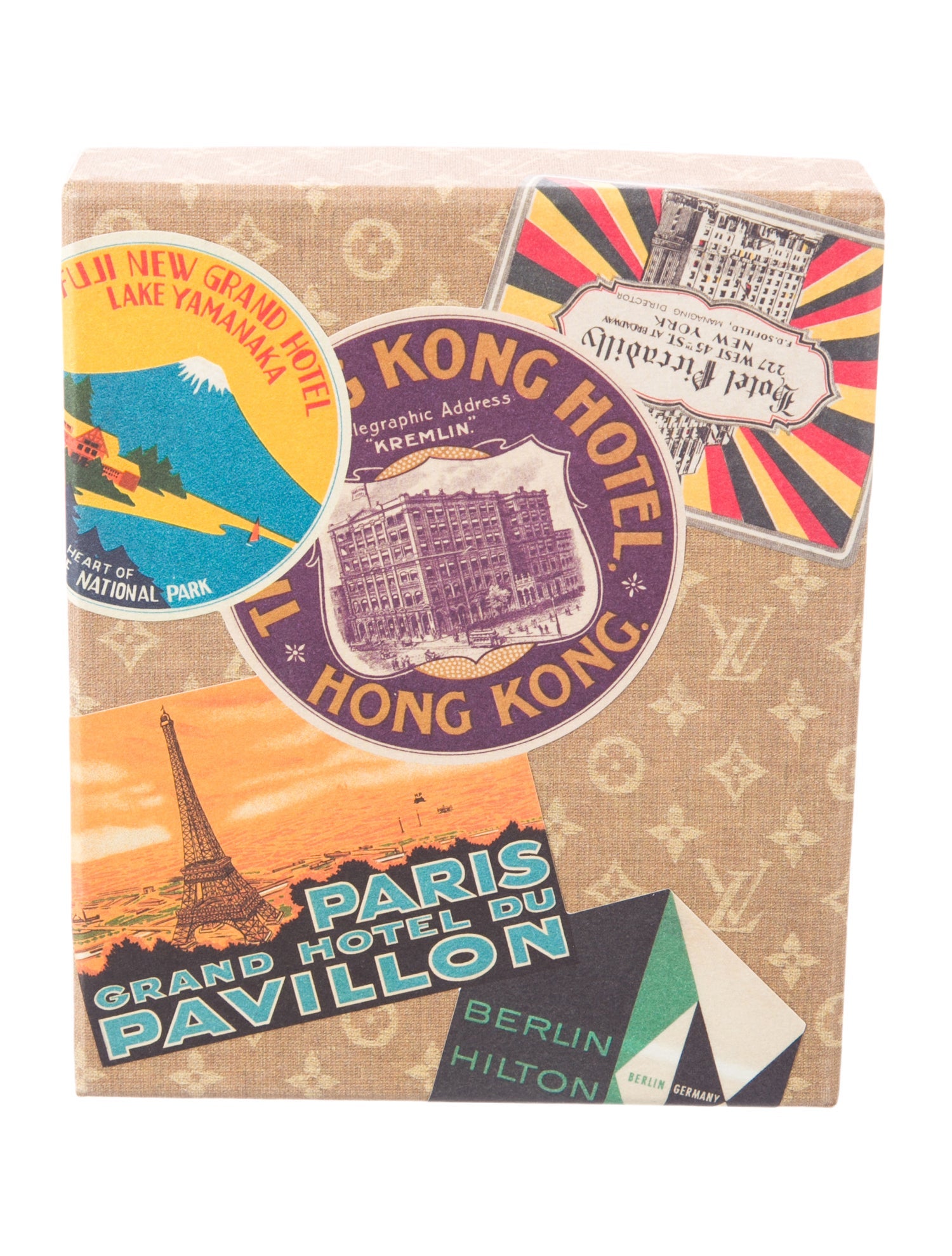 Louis Vuitton The Art of Travel Through Hotel Labels Postcards Set