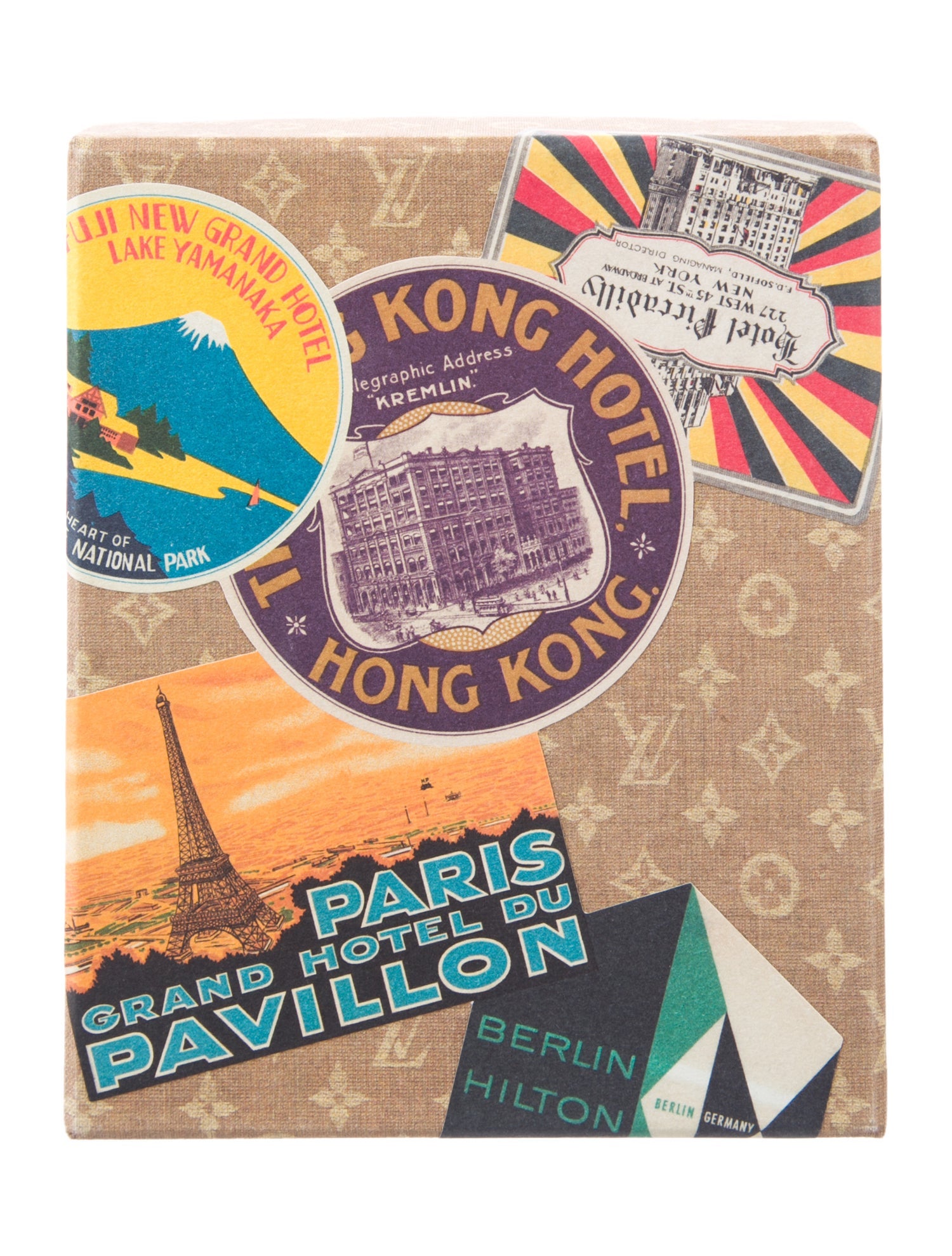 Louis Vuitton The Art of Travel Through Hotel Labels Postcards Set
