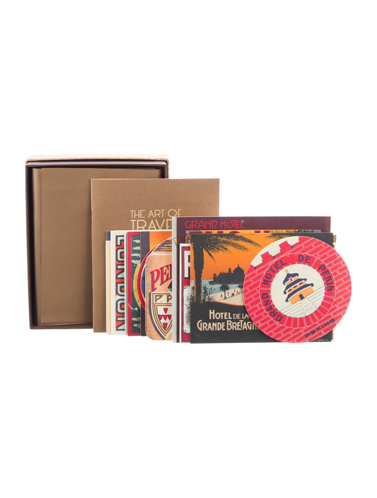 Louis Vuitton The Art of Travel Through Hotel Labels Postcards Set