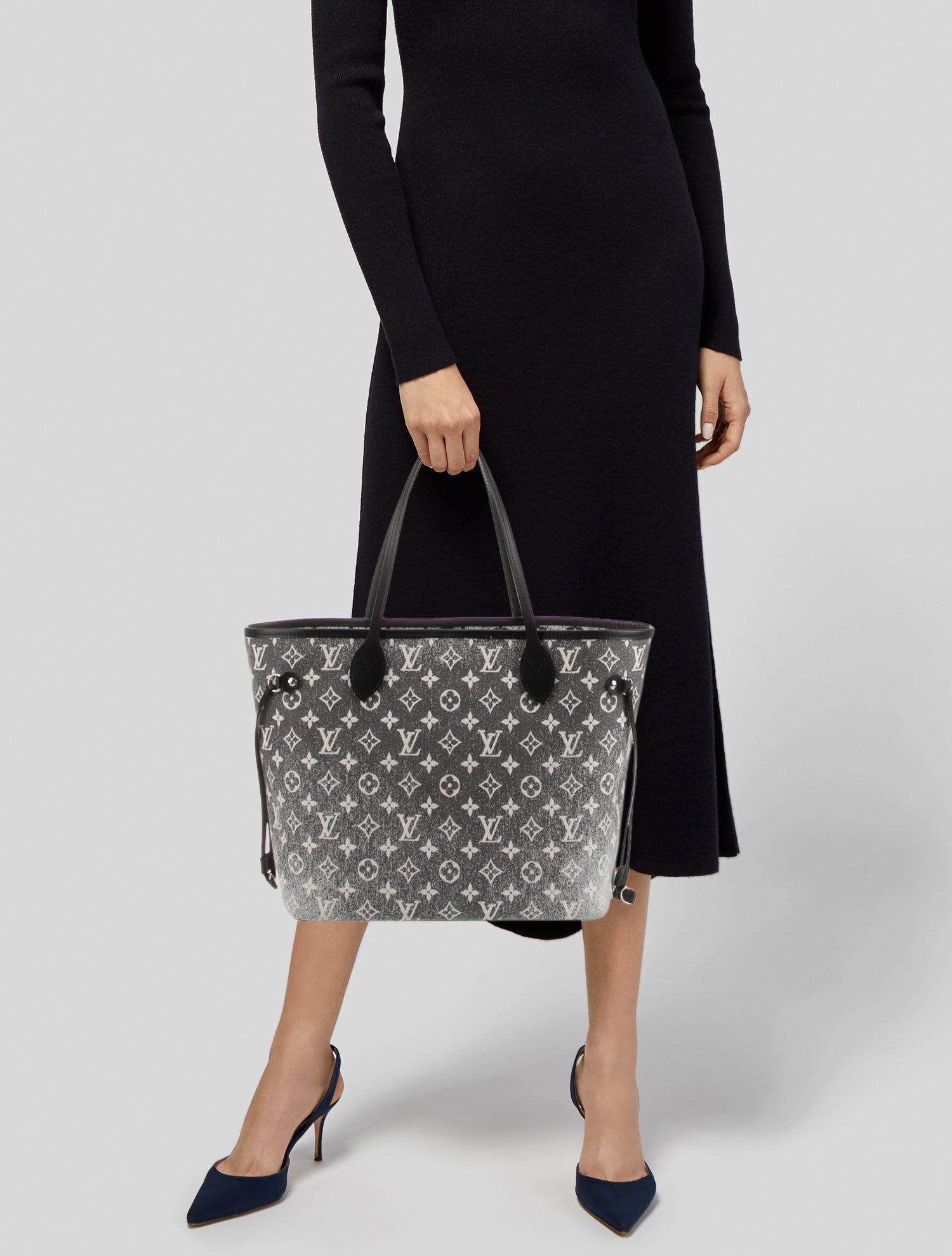 Louis Vuitton LV Monogram Neverfull w/Pouch MM