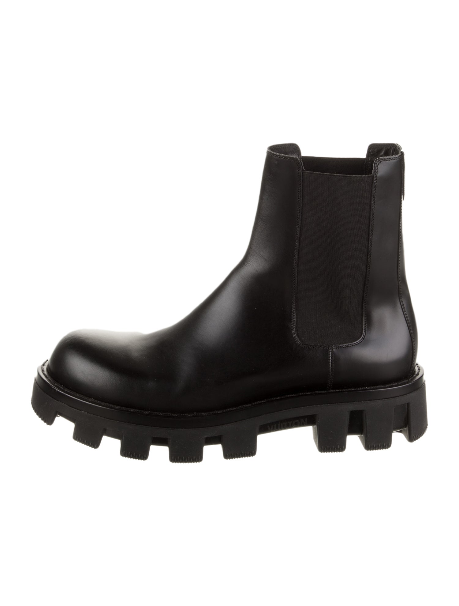 Louis Vuitton Leather Chelsea Boots