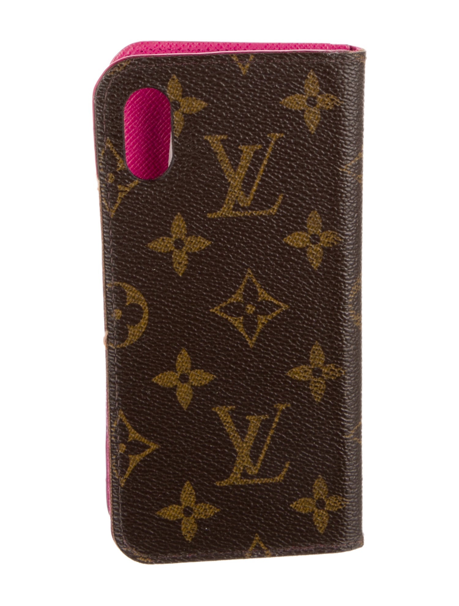 Louis Vuitton Monogram Folio iPhone X/XS Rose