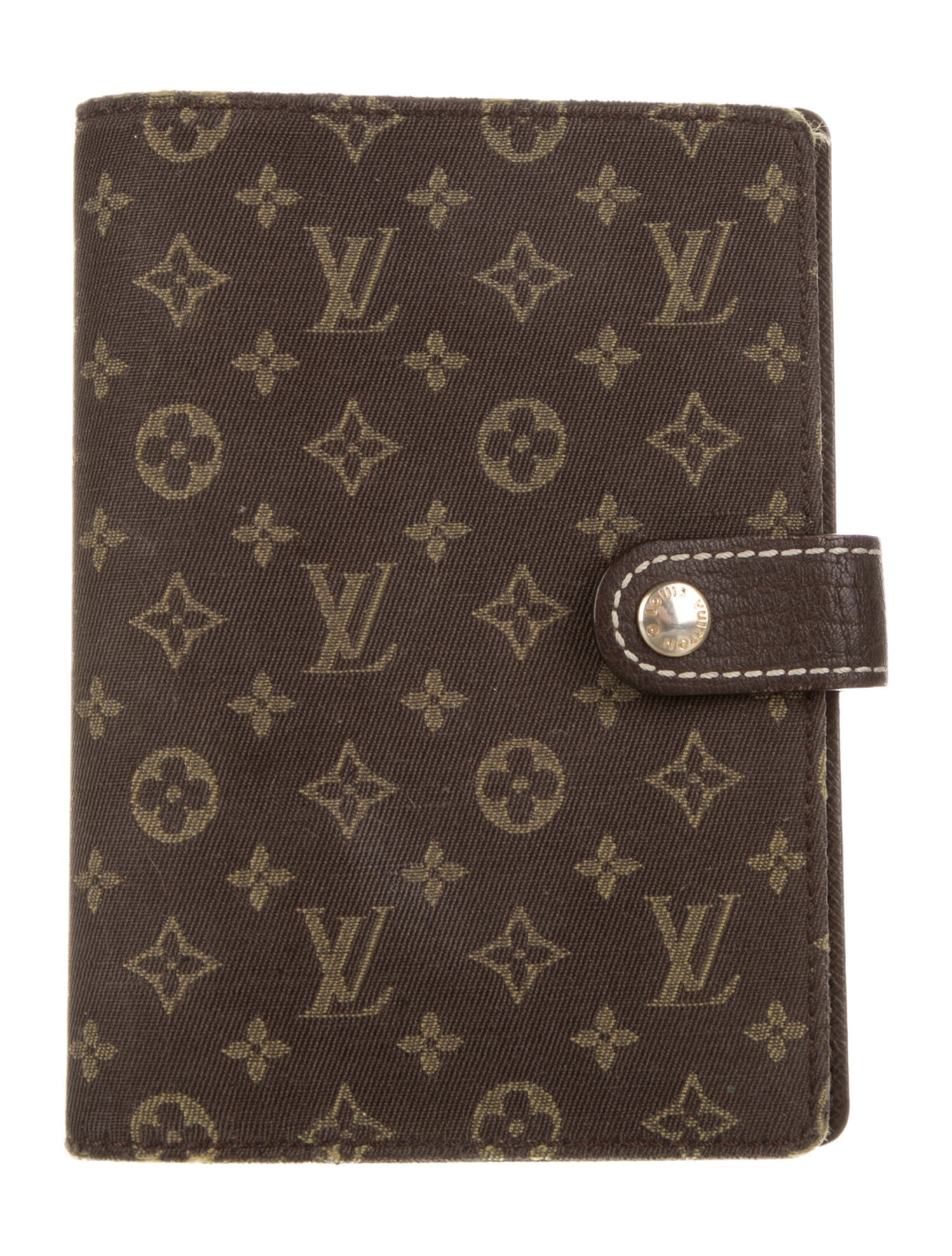 Louis Vuitton Mini Lin Monogram Small Ring Agenda Cover