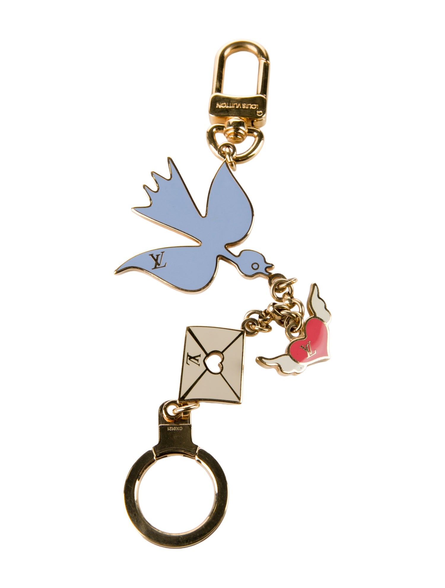 Louis Vuitton Love Birds Key Chain & Bag Charm