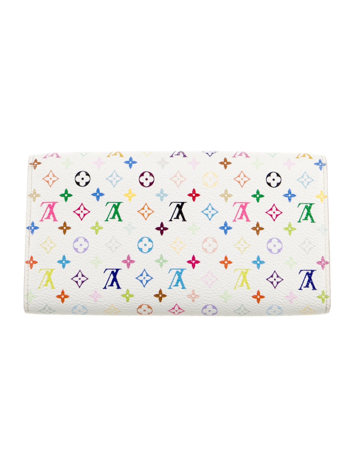 Louis Vuitton 2011 Multicolore Monogram Pattern Sarah Wallet