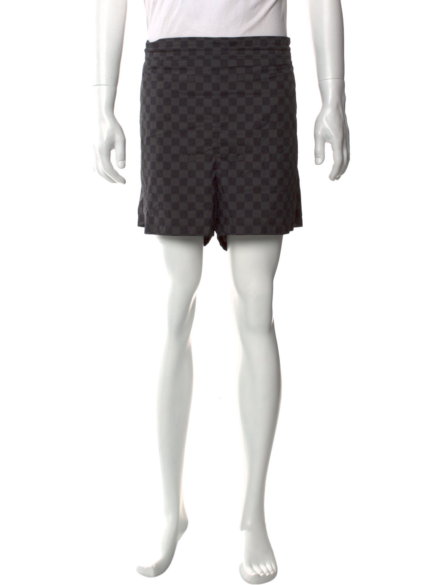 Louis Vuitton 2010 Damier Graphite Pattern Swim Trunks