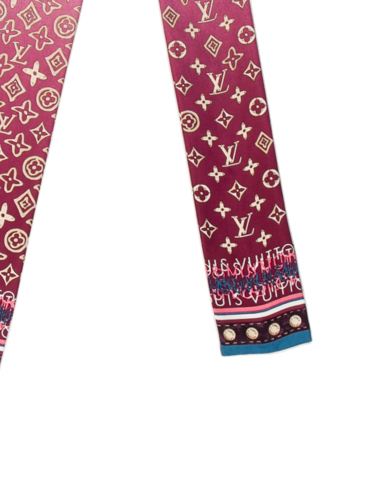 Louis Vuitton Monogram Map Silk Bandeau