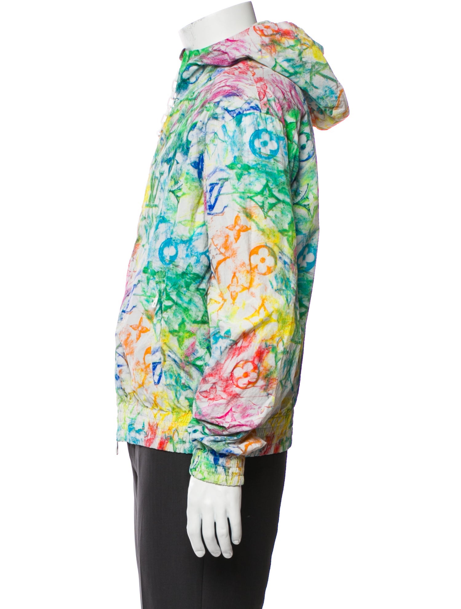 Louis Vuitton 2021 Velvet Pastel Monogram Jacquard Windbreaker