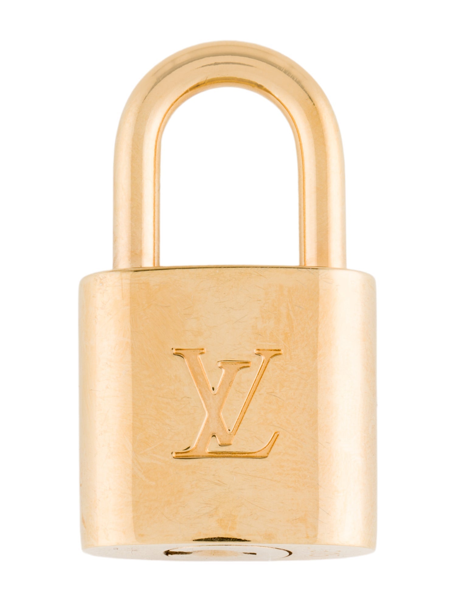 Louis Vuitton Brass Lock & Key Set