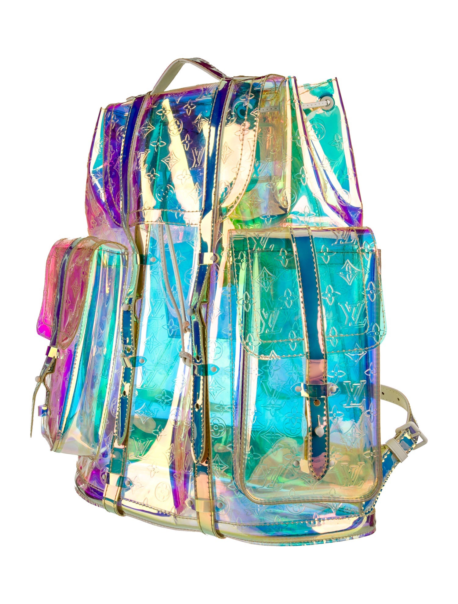 Louis Vuitton PVC Monogram Prism Christopher Backpack GM