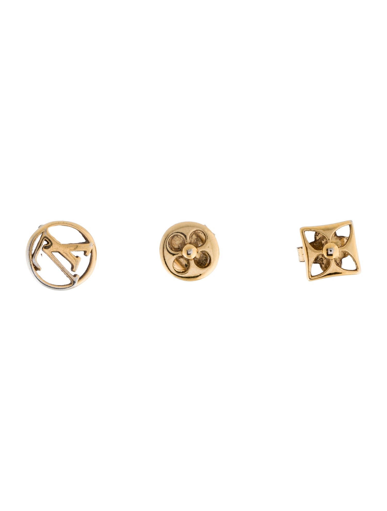 Louis Vuitton Crazy In Lock Stud Earrings Set