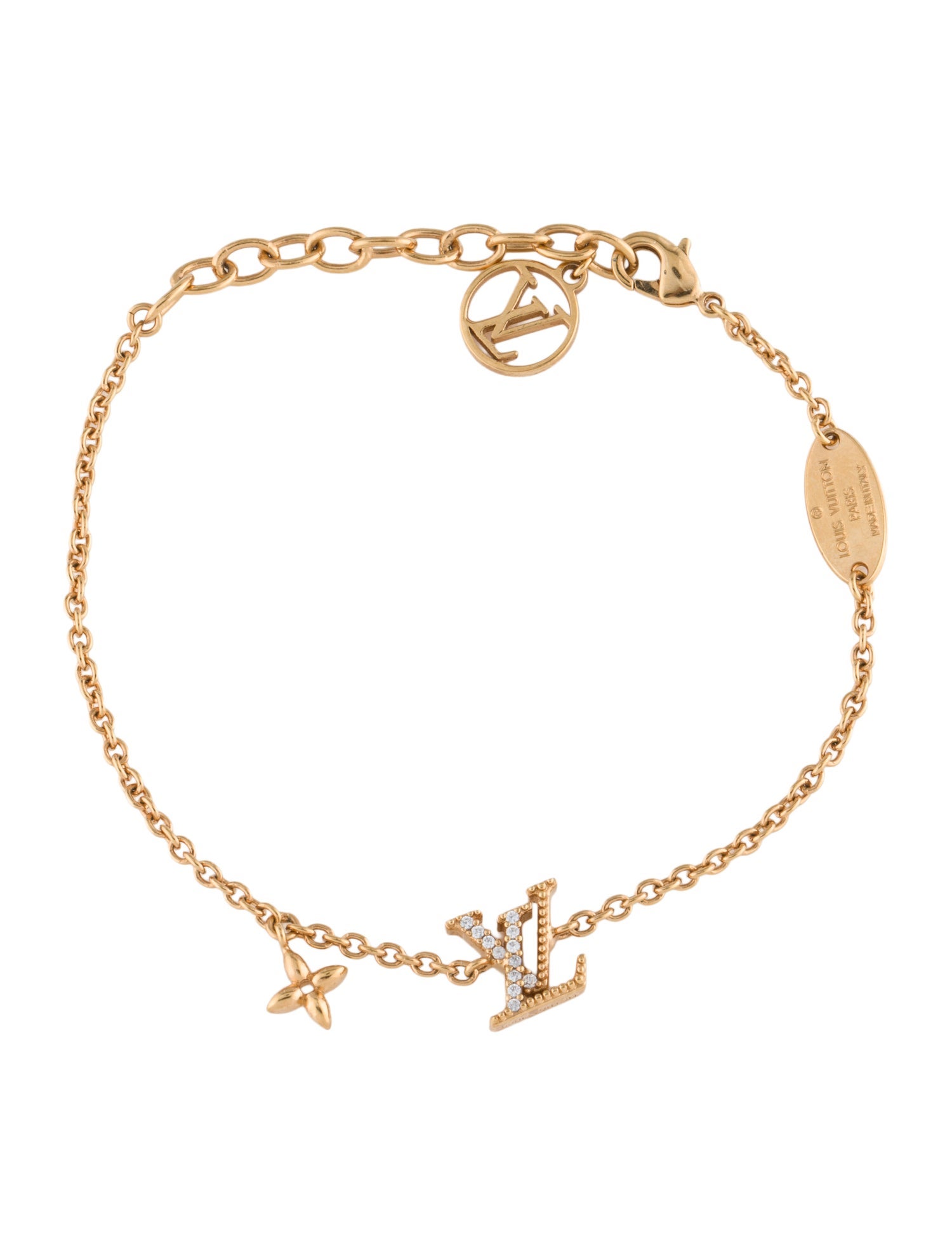 Louis Vuitton Crystal LV Iconic Station Bracelet