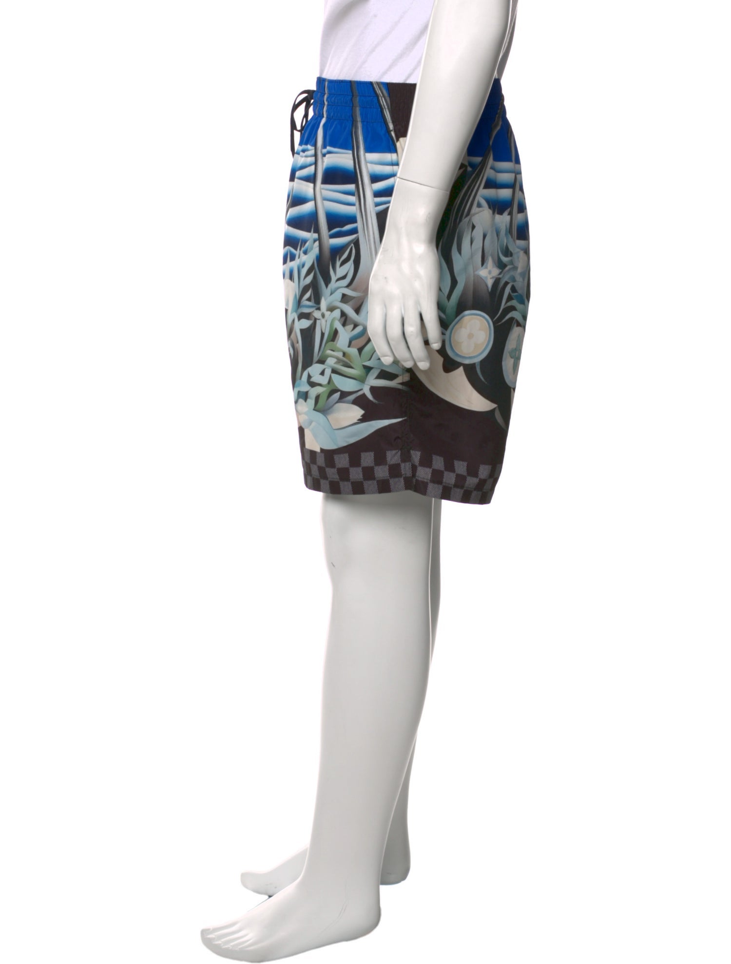 Louis Vuitton 2024 Damier Graphite Pattern Swim Trunks