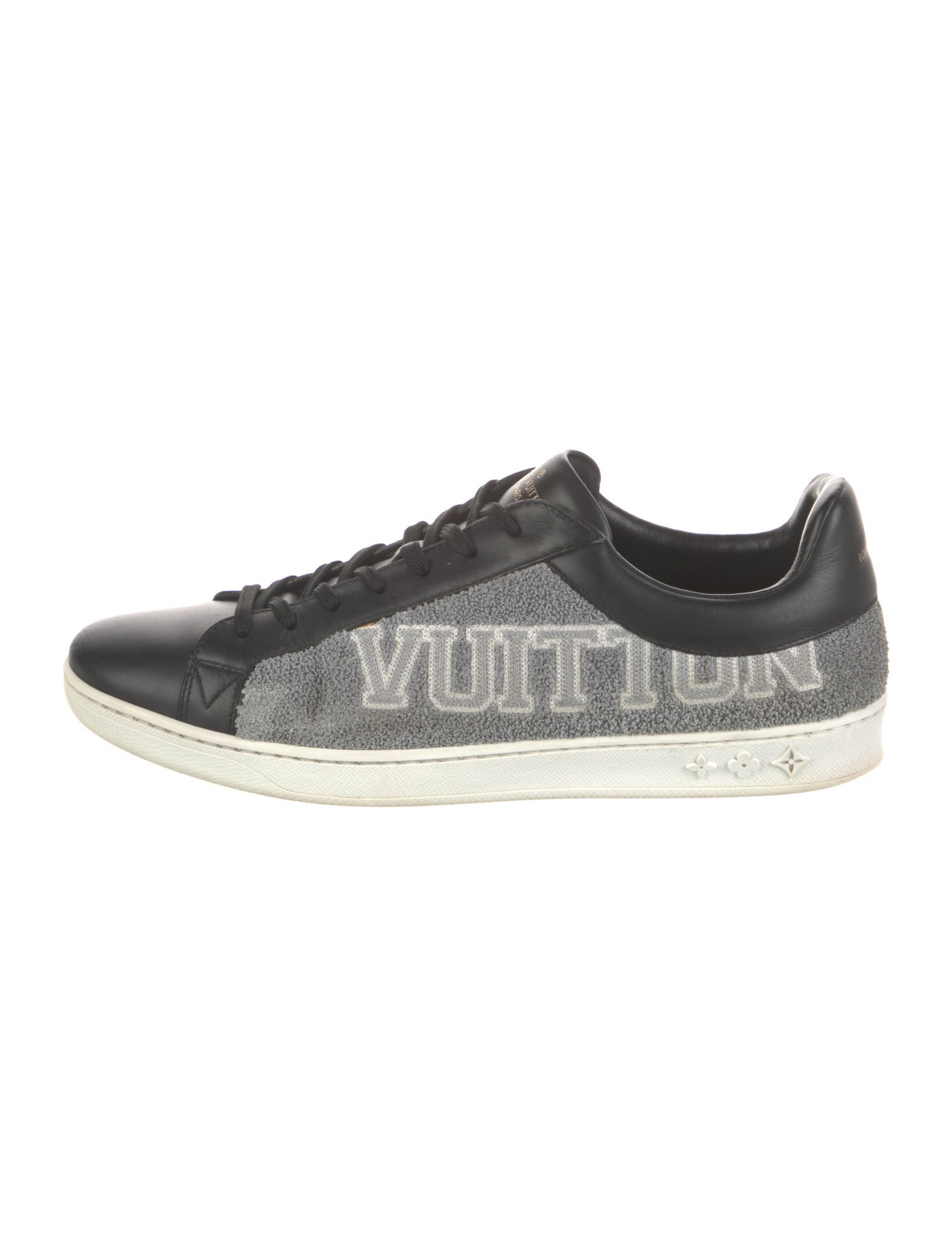 Louis Vuitton Leather Graphic Print Sneakers