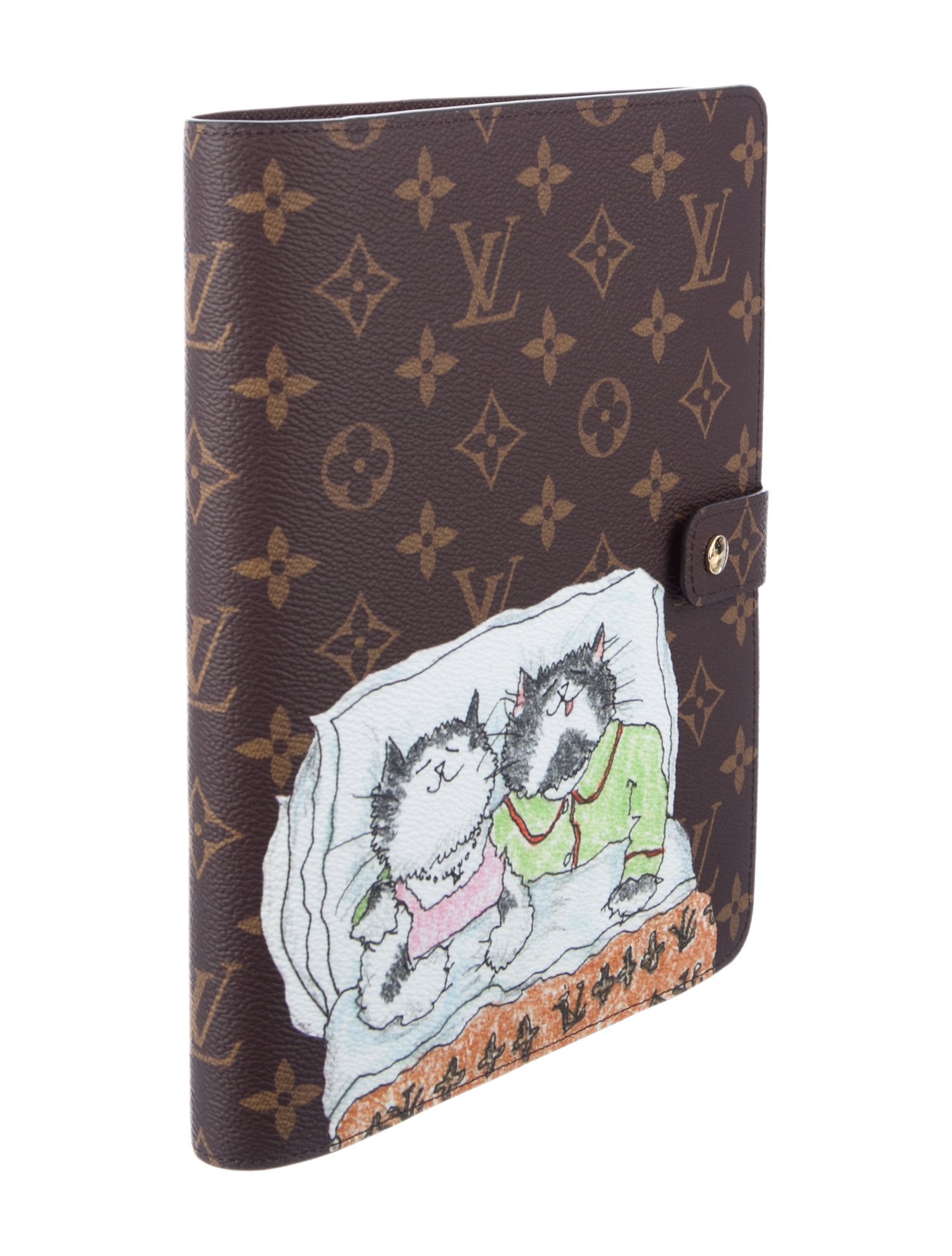 Louis Vuitton x Grace Coddington 2-Piece MM Desk Agenda Cover and Jane Notebook w/ Tags