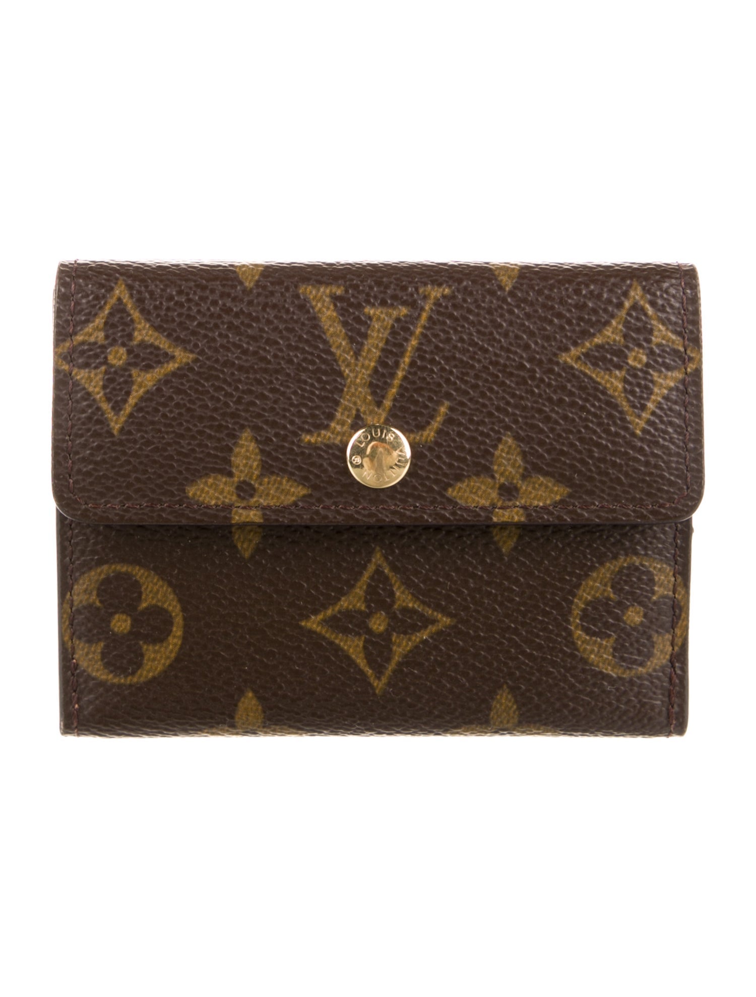 Louis Vuitton LV Monogram Coated Canvas Compact Wallet