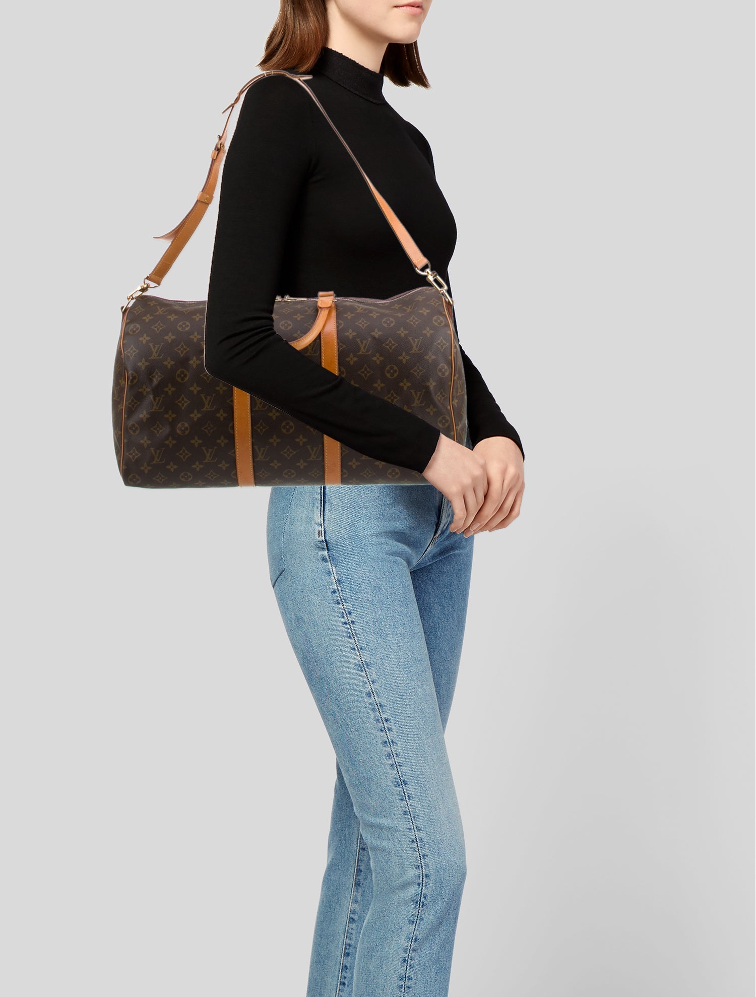 Louis Vuitton LV Monogram Keepall Bandouliere 50