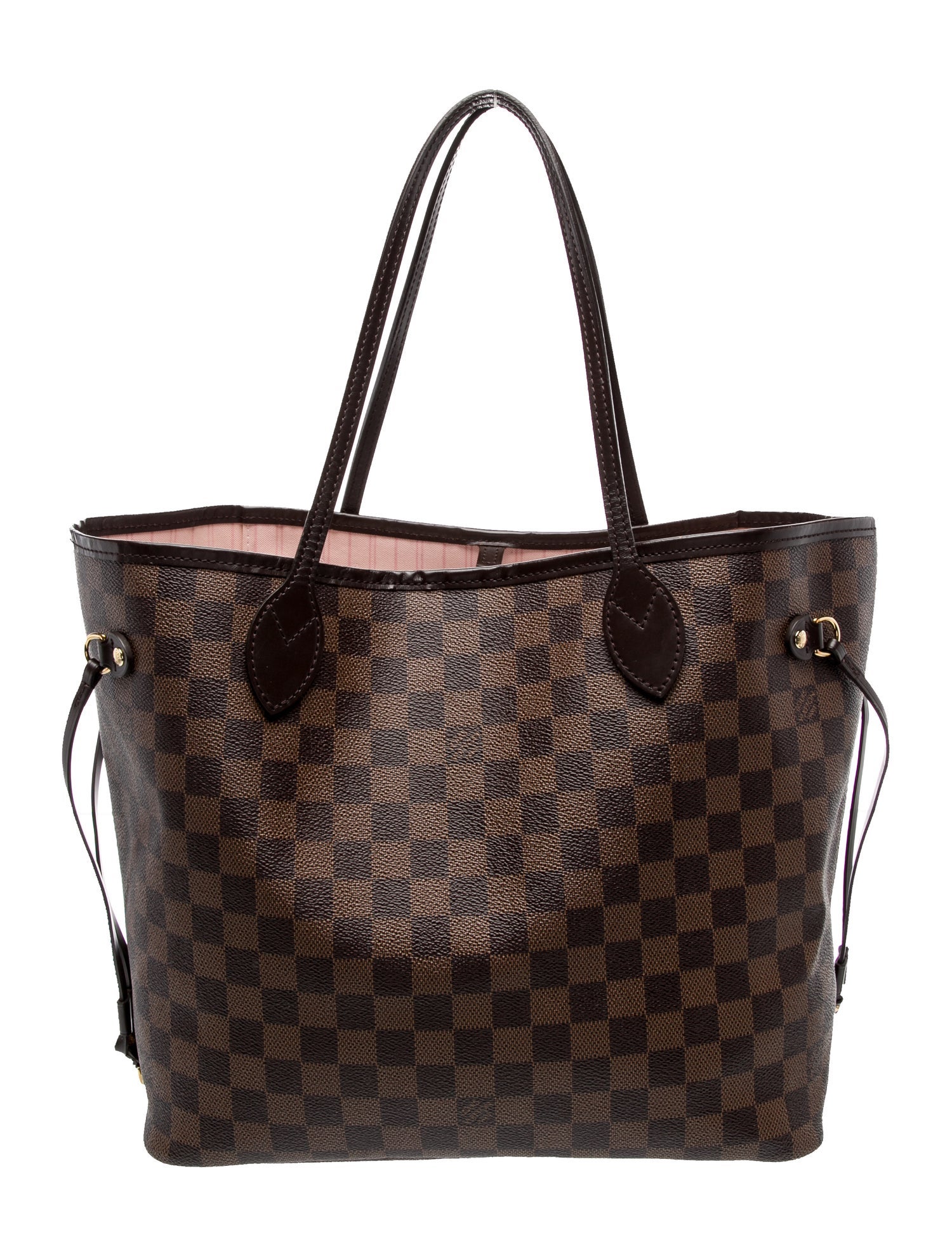 Louis Vuitton Damier Ebene Neverfull w/Pouch MM